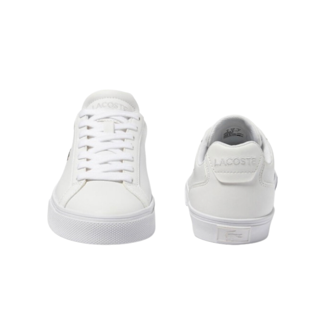 Lacoste Lerond Pro BL 231 White Green Tennis Shoes - Men's Casual Sneakers for Sports & Everyday Wear