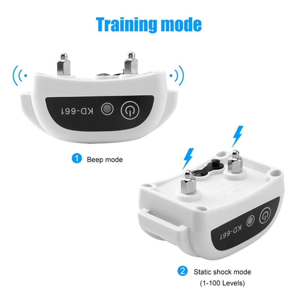 Wireless Dog Fence System - Safe Electric Pet Containment with Beep & Shock Modes, Waterproof Rechargeable Training Collar for Small Medium Large Dogs (1/2/3 Dogs) - Perfect for Backyard Training & Outdoor Pet Safety