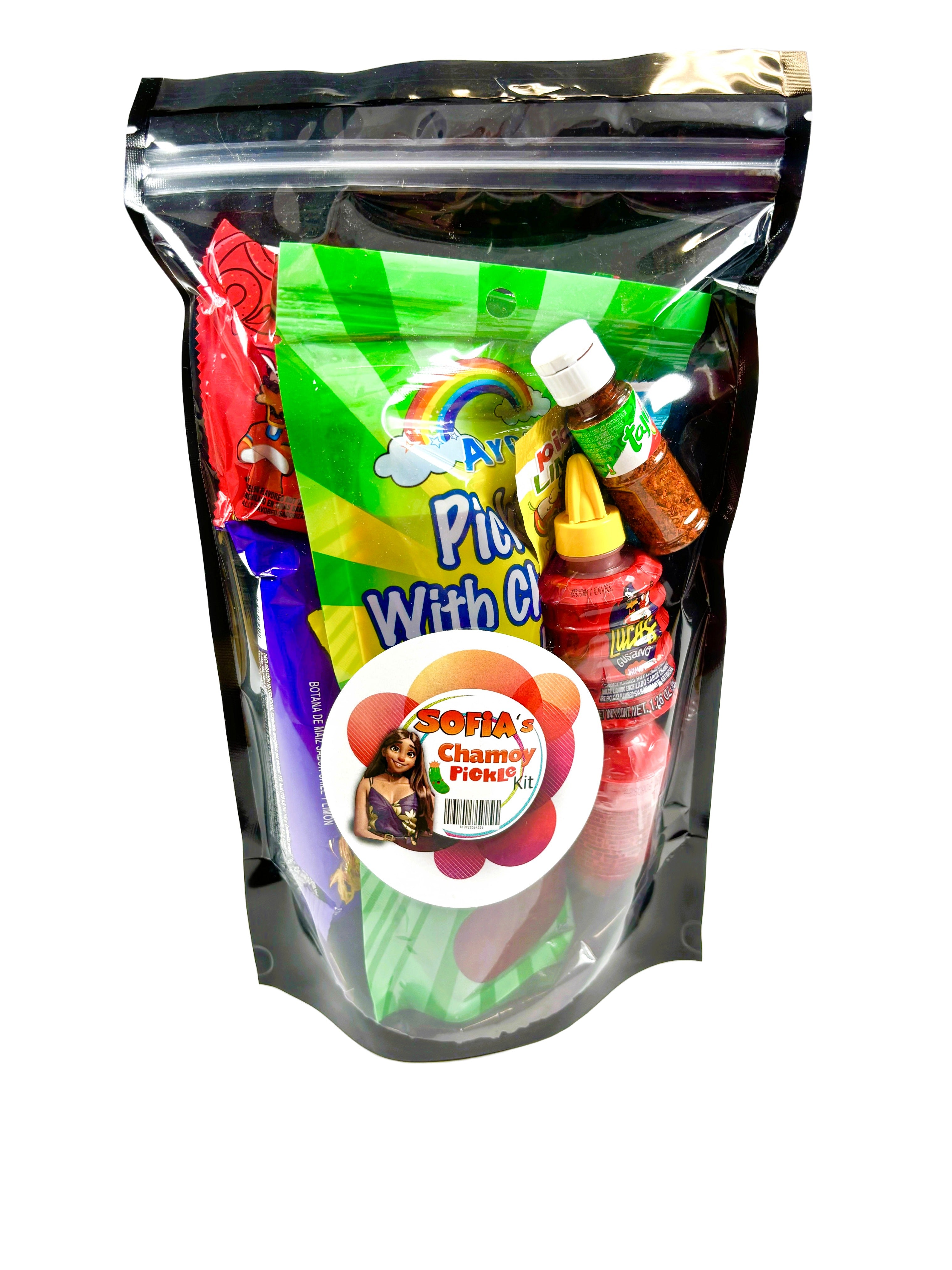 Jack's Sofia Chamoy Pickle Kit - DIY Mexican Pickle Making Set with Chamoy Sauce & Spices | Perfect for Home Cooking, Party Snacks & Gift Giving