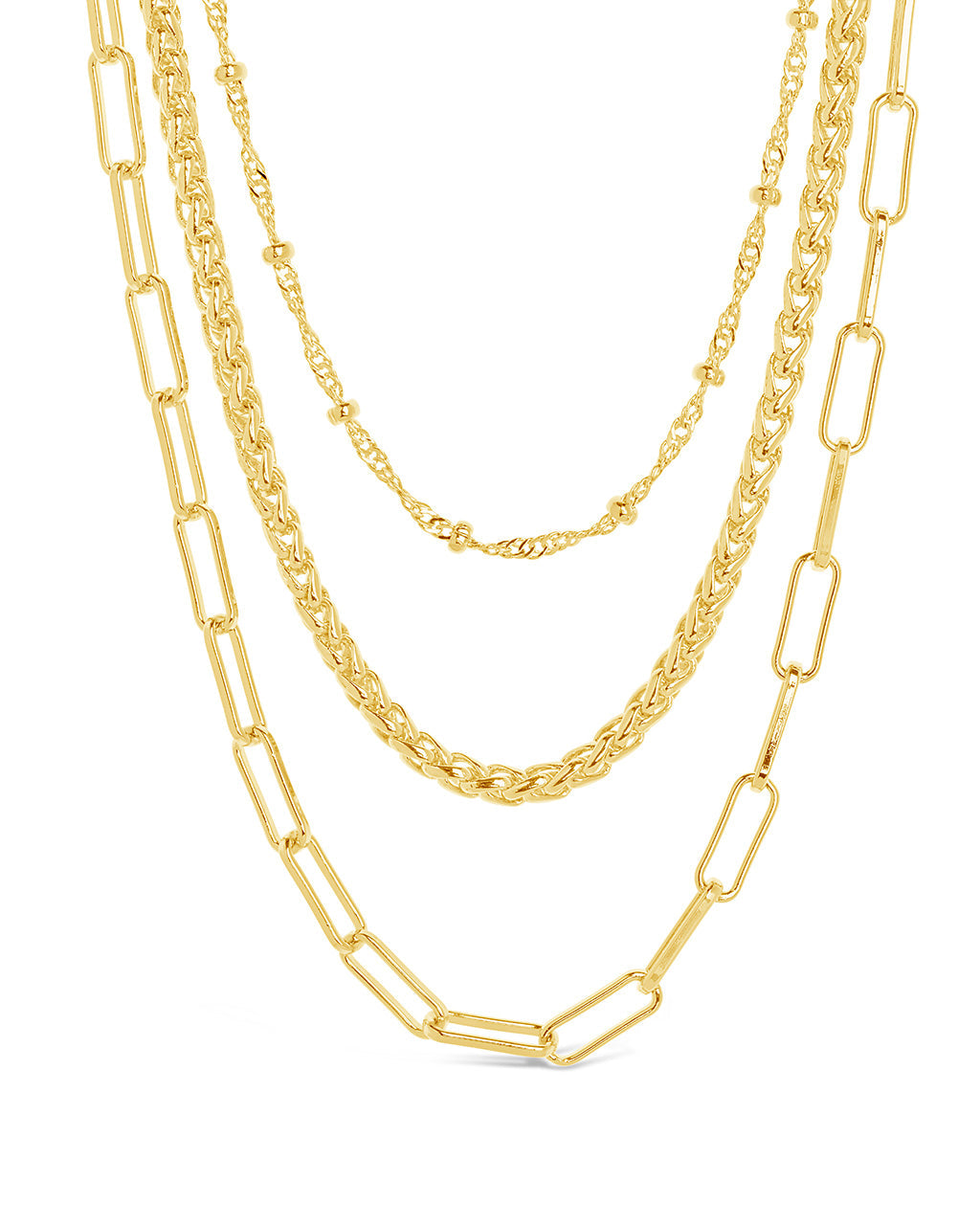Parisa Layered Chain Necklace for Women - Trendy Gold & Silver Layered Necklaces for Everyday Wear - Perfect for Casual Outfits, Office, and Date Nights