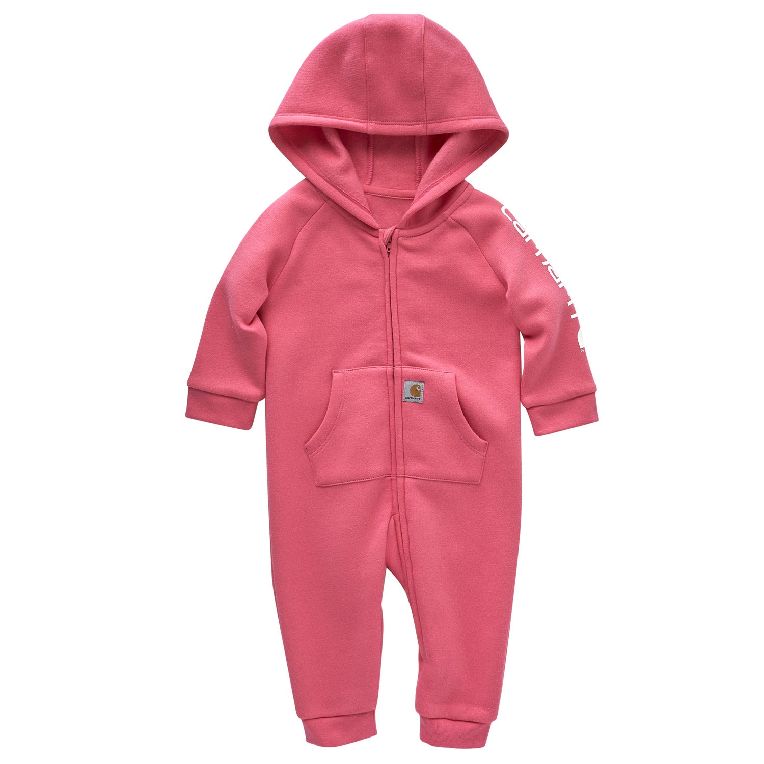 Carhartt Kids Fleece Zip-Front Long Sleeve Coverall - Warm & Durable Winter Jumpsuit for Boys & Girls - Perfect for Outdoor Play, School & Cold Weather Activities
