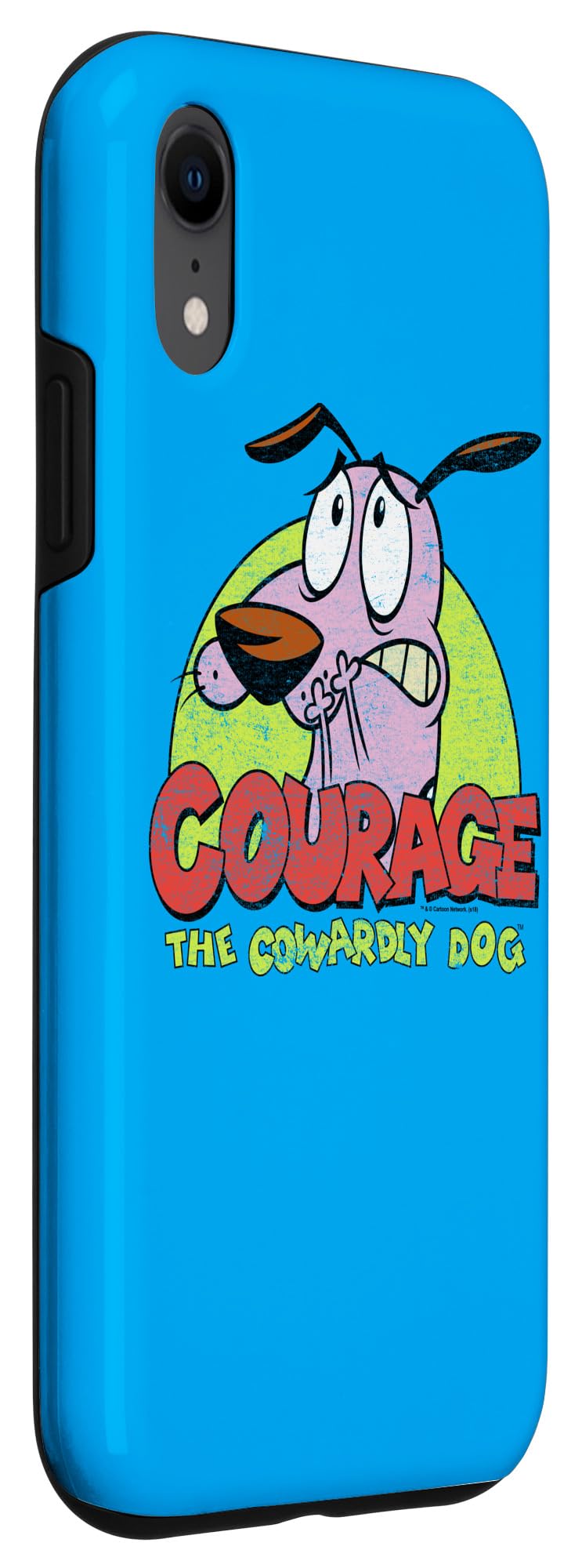 iPhone XR Case - Courage the Cowardly Dog Themed Colorful Protective Cover | Durable Shockproof Phone Case for Everyday Use, Travel & Outdoor Activities