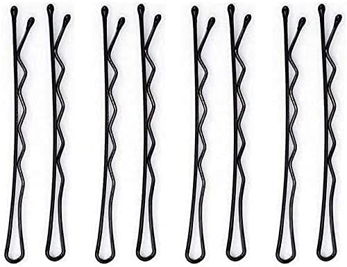 MOOLYAVAAN 30-Pack Metal Bobby Pins for Women - Stylish Hair Pins for Bun, Updo & Hair Styling - Secure Juda Pins for Daily Use, Weddings & Special Occasions