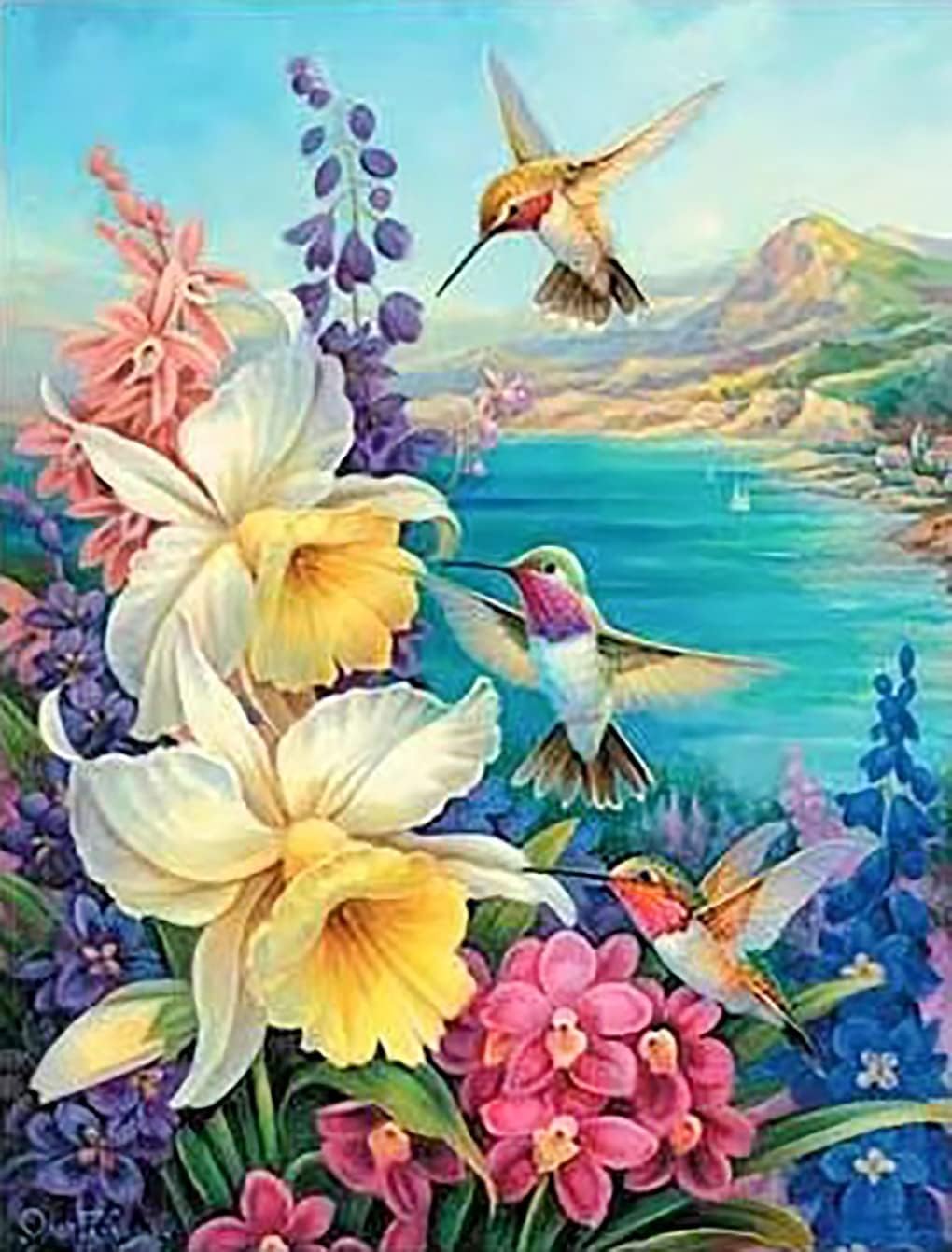 Eiazuiks 5D Diamond Painting Kit for Adults - DIY Full Drill Bird Diamond Art, 12x16 Inch Wall Decor, Relaxing Craft Gift for Home & Office | Perfect for Stress Relief, Mindfulness & Creative Hobbies