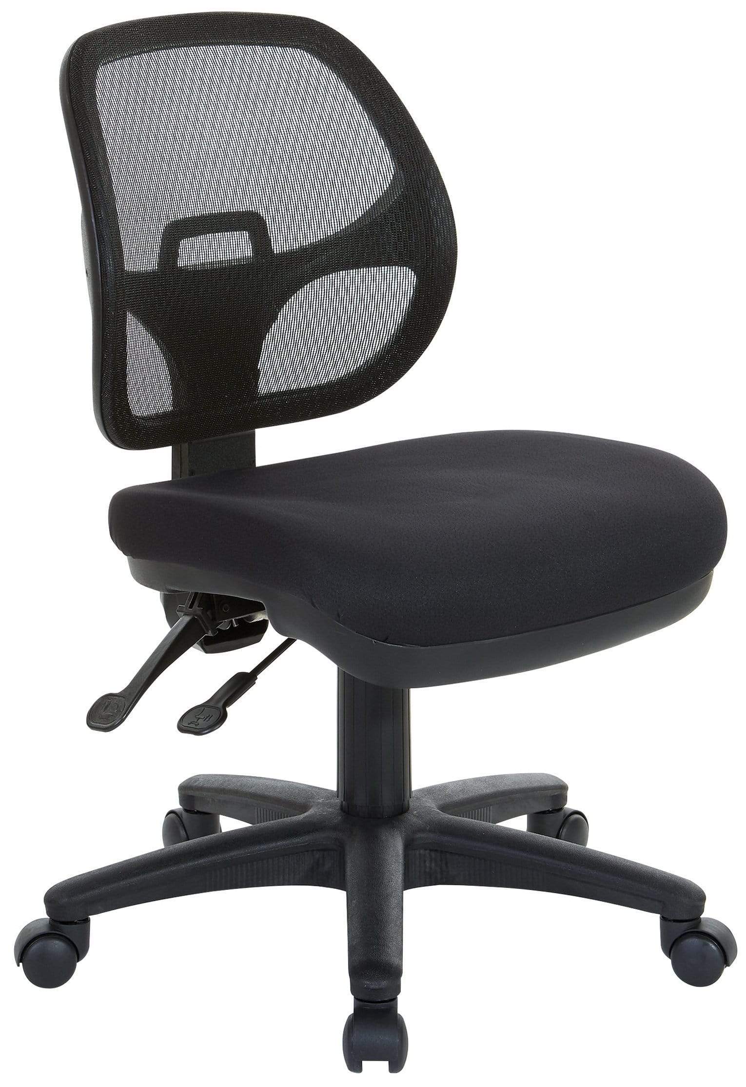 Office Star Pro Line II™ Ergonomic Task Chair with ProGrid® Back Support - Adjustable Height Swivel Office Chair for Home & Business Workspaces [Model 2902-30]
