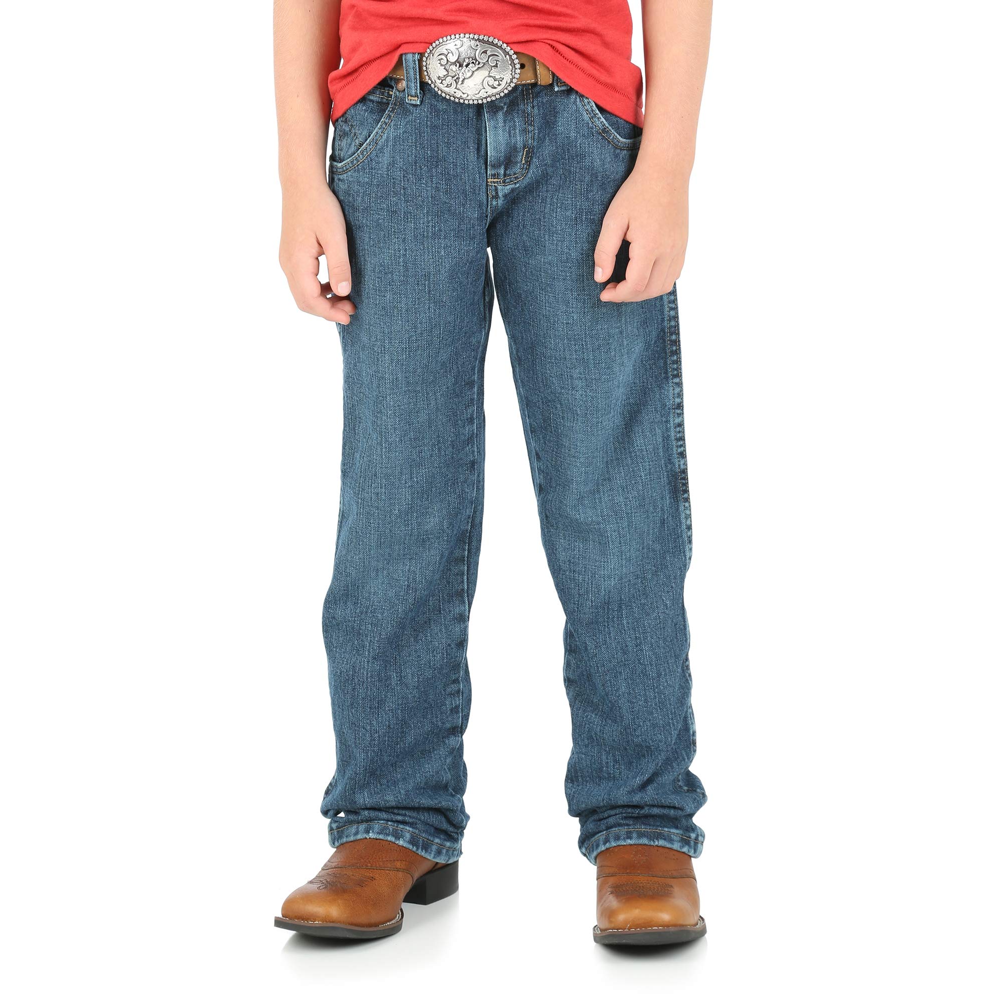 Wrangler Boys' Retro Relaxed Fit Straight Leg Jean - Classic Denim Pants for Kids | Perfect for School, Play & Everyday Wear