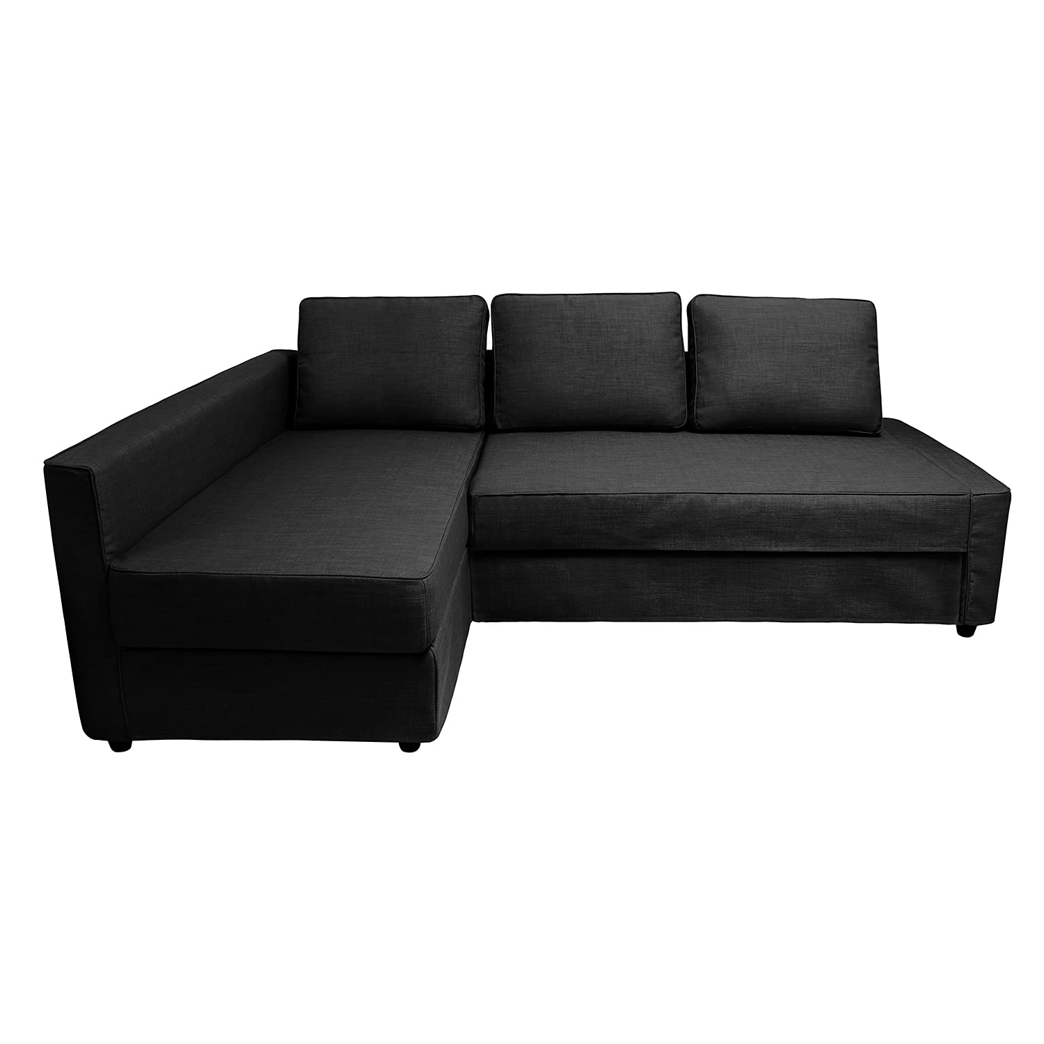 Stretchable IKEA Friheten Sofa Bed Cover - Left Chaise Sectional Couch Slipcover with Cushion & Pillow Covers (Size S-32) - Perfect for Living Room, Home Theater & Guest Room Protection