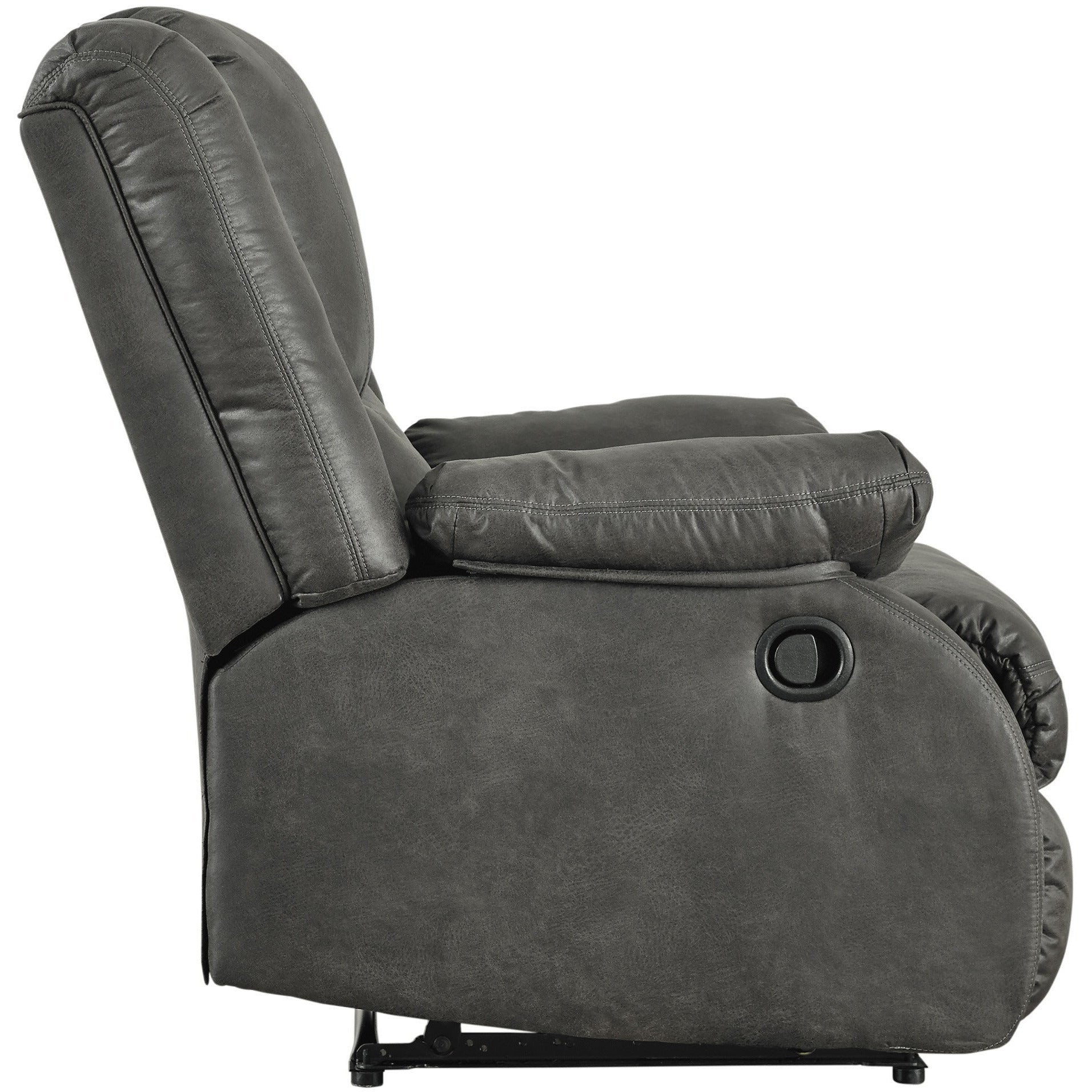 Bladewood Zero Wall Recliner - Power Lift Reclining Chair with Massage & Heat for Elderly, Living Room, Home Theater (Modern Grey Fabric) - Perfect for Relaxing, Watching TV & Napping