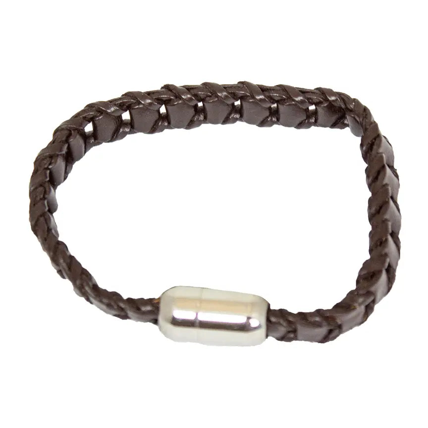 Braided Leather Bracelet for Men - Handmade Genuine Leather Wristband - Perfect for Casual Wear, Gifts, and Outdoor Adventures