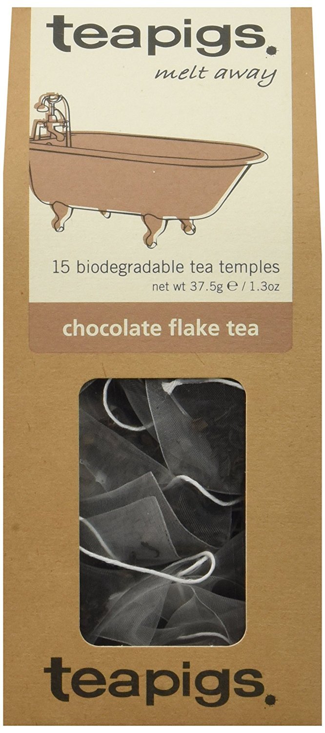 Teapigs Chocolate Flake Herbal Tea Bags - 6 Packs of 15 Tea Bags, Whole Leaf Blend | Perfect for Relaxation, Afternoon Tea & Gift Giving