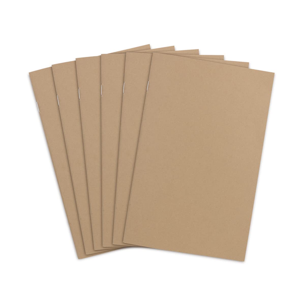 Hygloss Kraft Blank Books 24 Pack - 5.5x8.5in for Journaling & Sketching | Perfect for Art & Writing