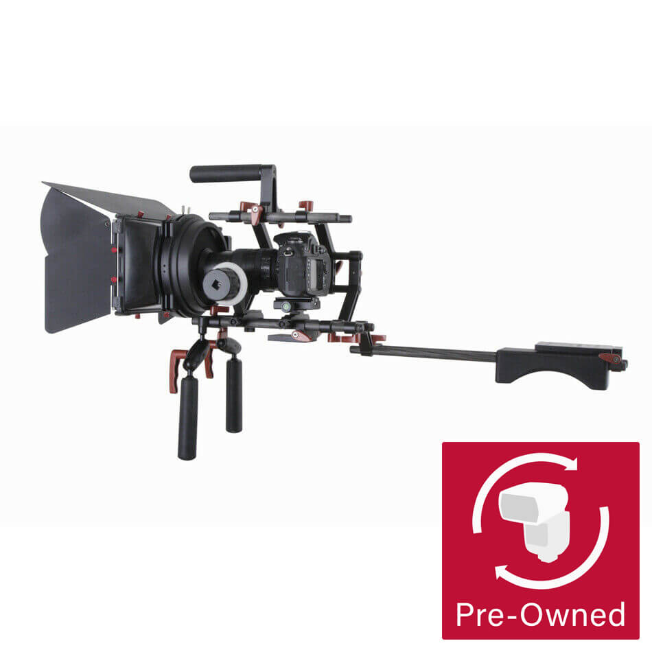 Kingjoy KVS 2 Carbon Fiber Video Shoulder Support Rig Kit - Professional Stabilizer for DSLR & Mirrorless Cameras - Perfect for Vlogging, Filmmaking & Live Streaming