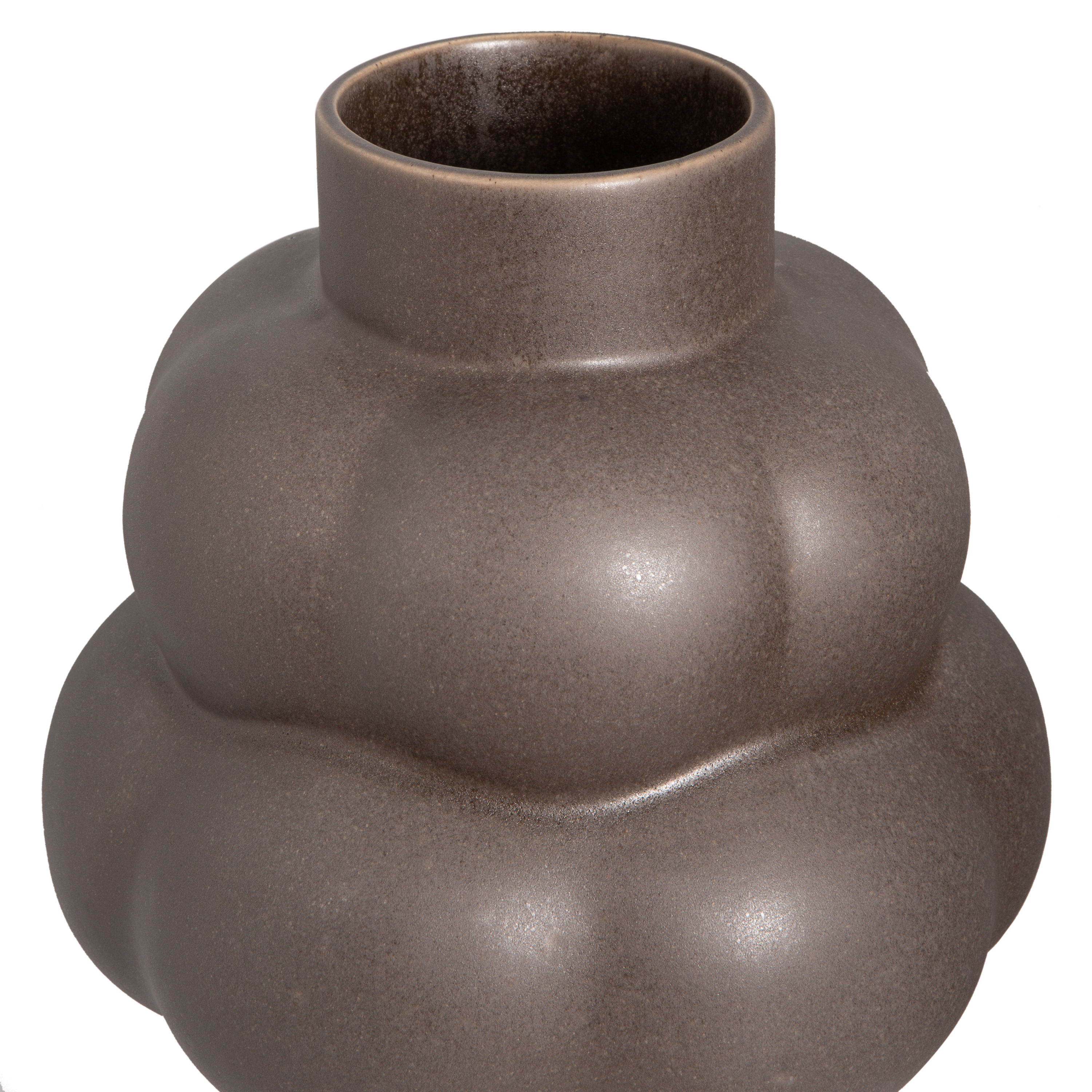 Elegant Brown Balloon Vase for Weddings, Parties & Home Decor - Handcrafted Glass Centerpiece for Floral Arrangements