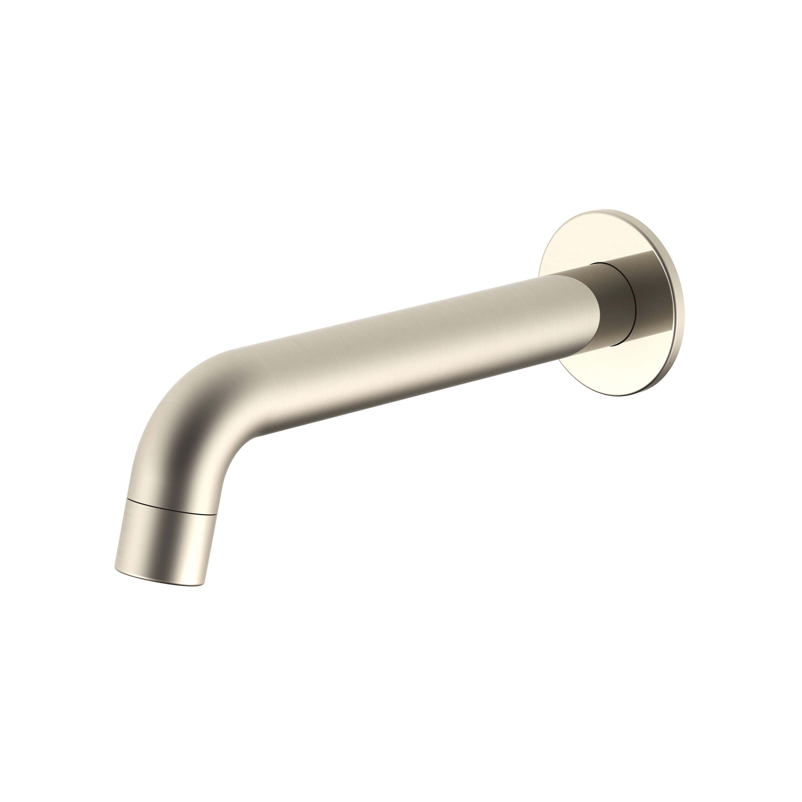 ADP Soul Wall Spout Faucet - Brushed Nickel Finish - Modern Bathroom Sink Faucet for Vanity, Powder Room & Guest Bath Installation