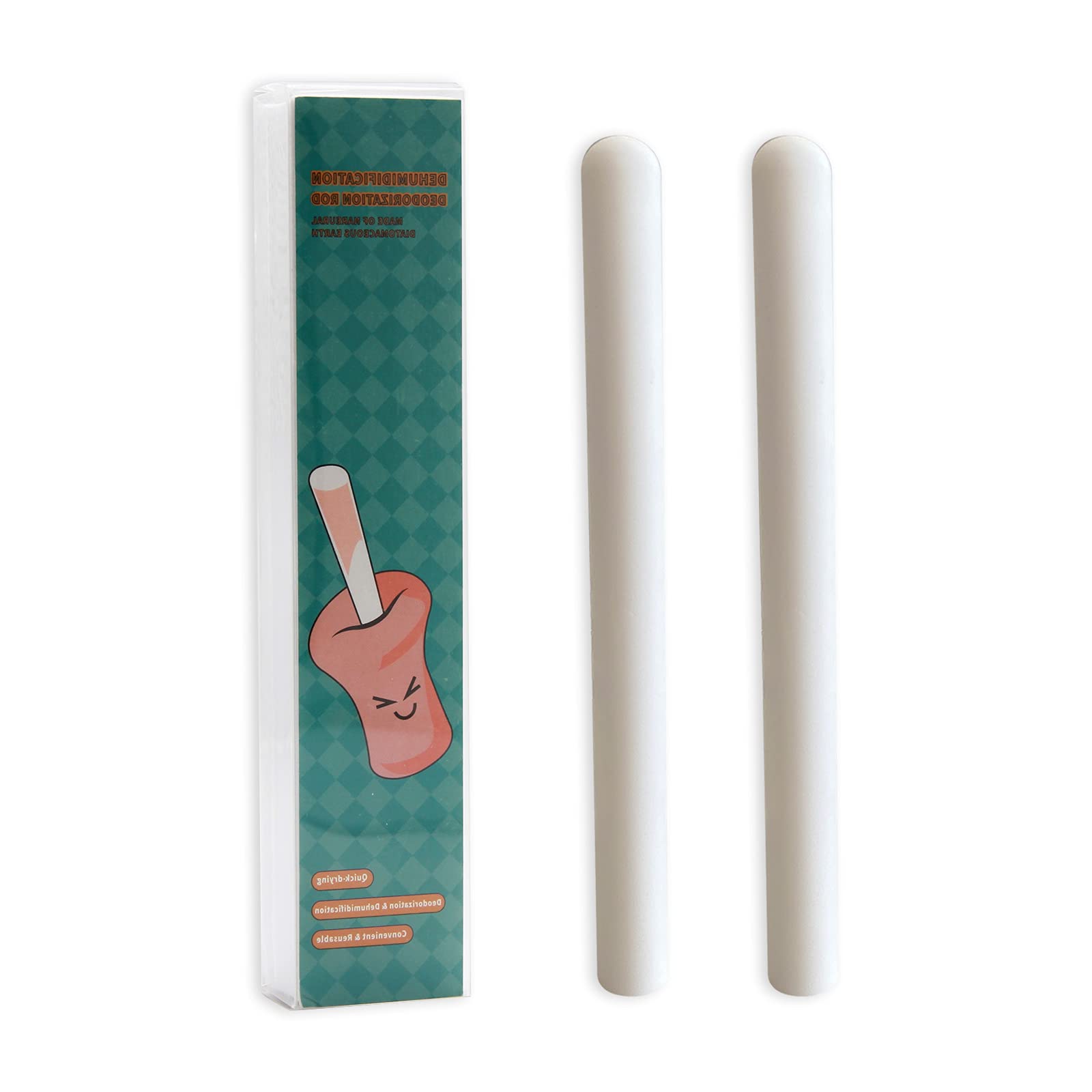 6 Inch Male Masturbator Absorbent Stick - Water-Absorption Dry Rod for Sex Doll & Pocket Pussy (2 Pack) - Perfect for Discreet Storage & Enhanced Hygiene