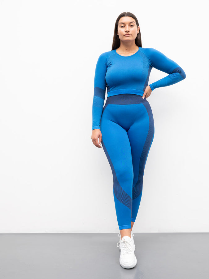 Tombo High-Waisted Women's Yoga Pants with Side Panels - Comfortable Workout Leggings for Yoga, Gym & Running