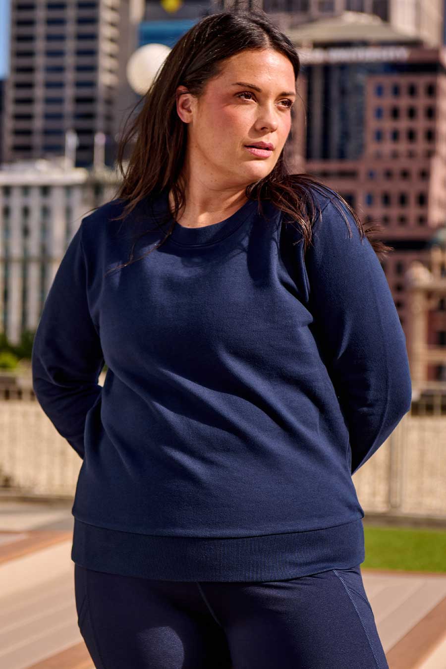 Classic Lightweight Sweater for Women & Men - Soft Comfortable Pullover - Navy Blue - Perfect for Casual Wear, Office & Fall Outfits