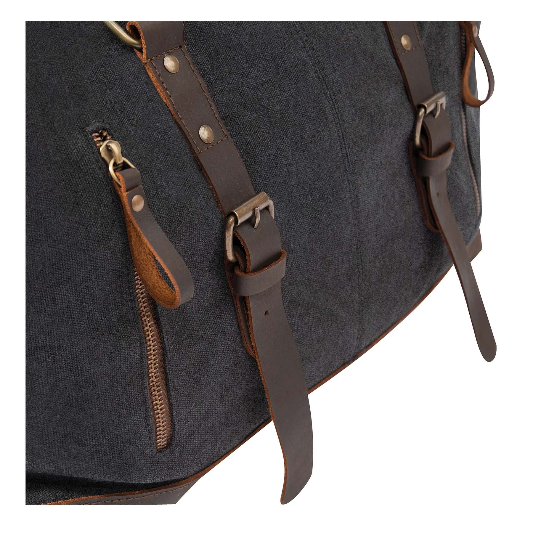 Rothco Canvas Medic Bag - Durable Crossbody Shoulder Bag with Leather Straps for Outdoor, Hiking & Everyday Use