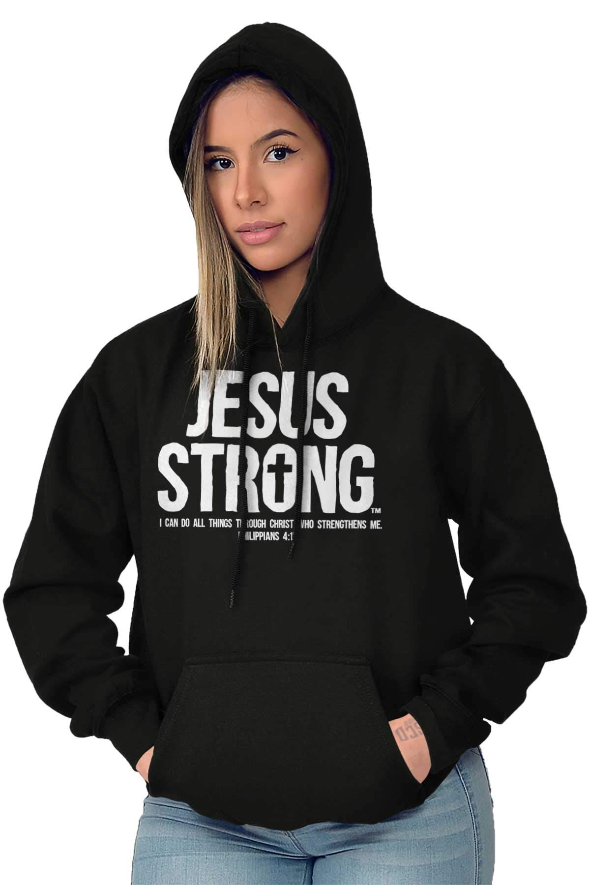 Bible Hoodie Philippians 4:13 - Unisex Christian Sweatshirt for Worship
