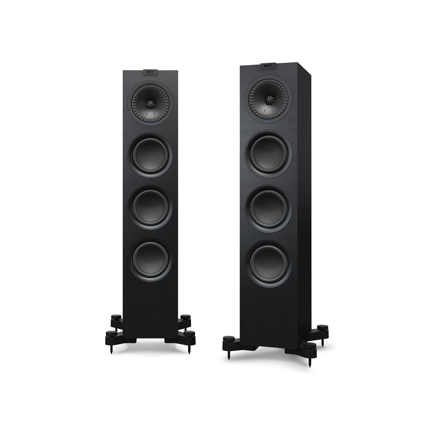 KEF Q550 High-Performance Floorstanding Speakers - Premium Home Audio for Movies, Music & Gaming (Pair)