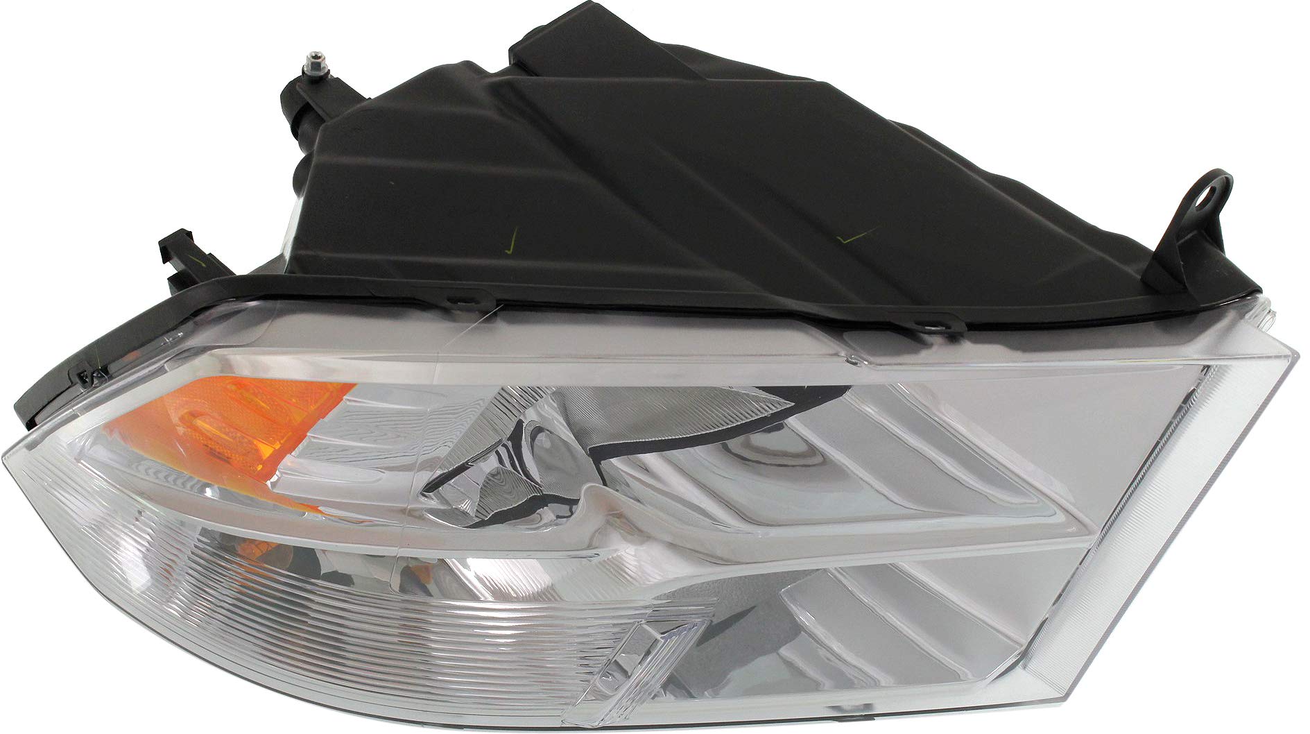 Garage-Pro Passenger Side Headlight Replacement for Ram 1500 2013-2018 & 2500 Halogen Models - Compatible with Quad Lights (No DRL) - Replaces OEM# 68096438AJ - Perfect for Night Driving & Off-Road Adventures