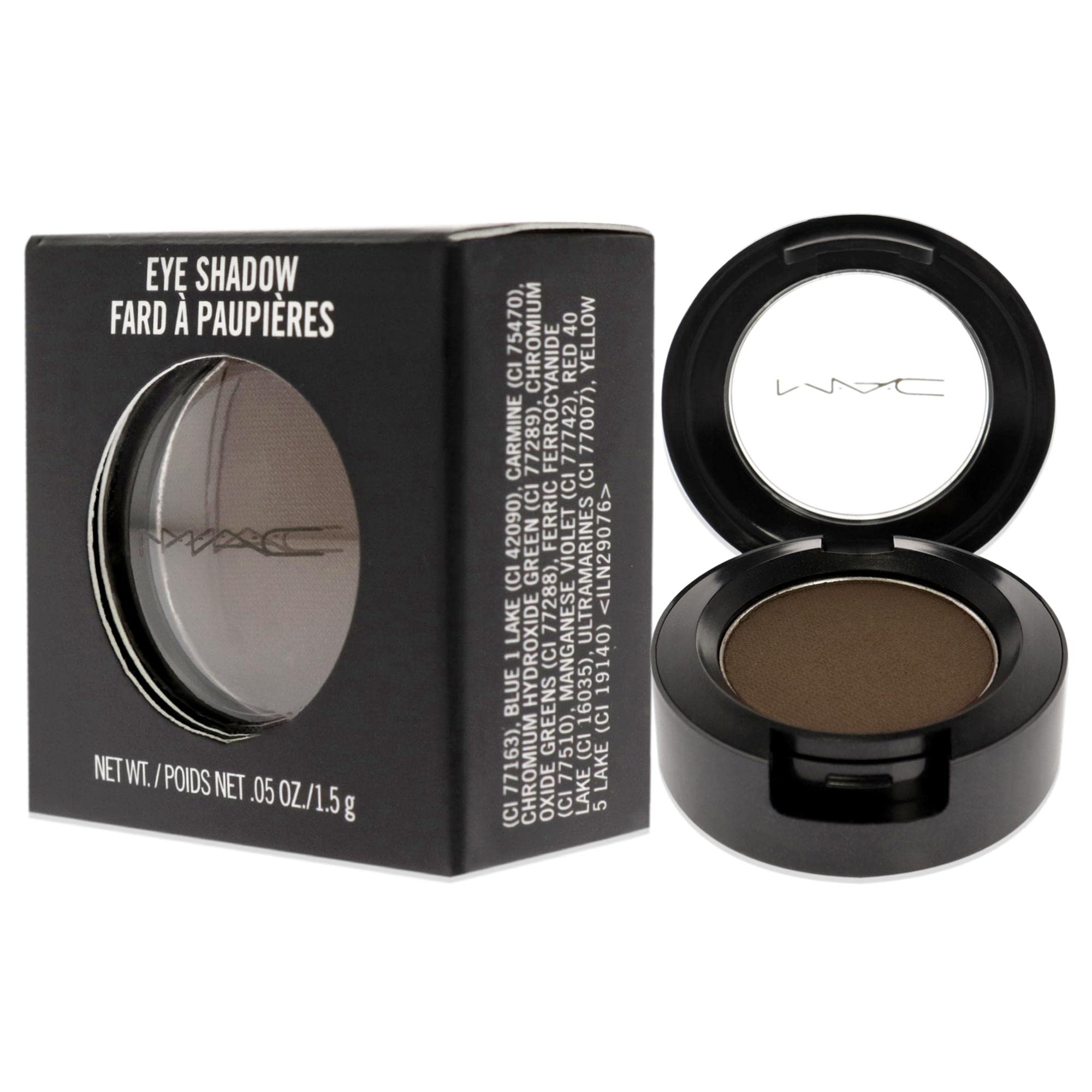 MAC Eye Shadow in Brun - 0.0455 Oz Matte Neutral Brown Eyeshadow for Everyday Makeup & Professional Looks | Perfect for Day to Night Wear, Office & Special Occasions