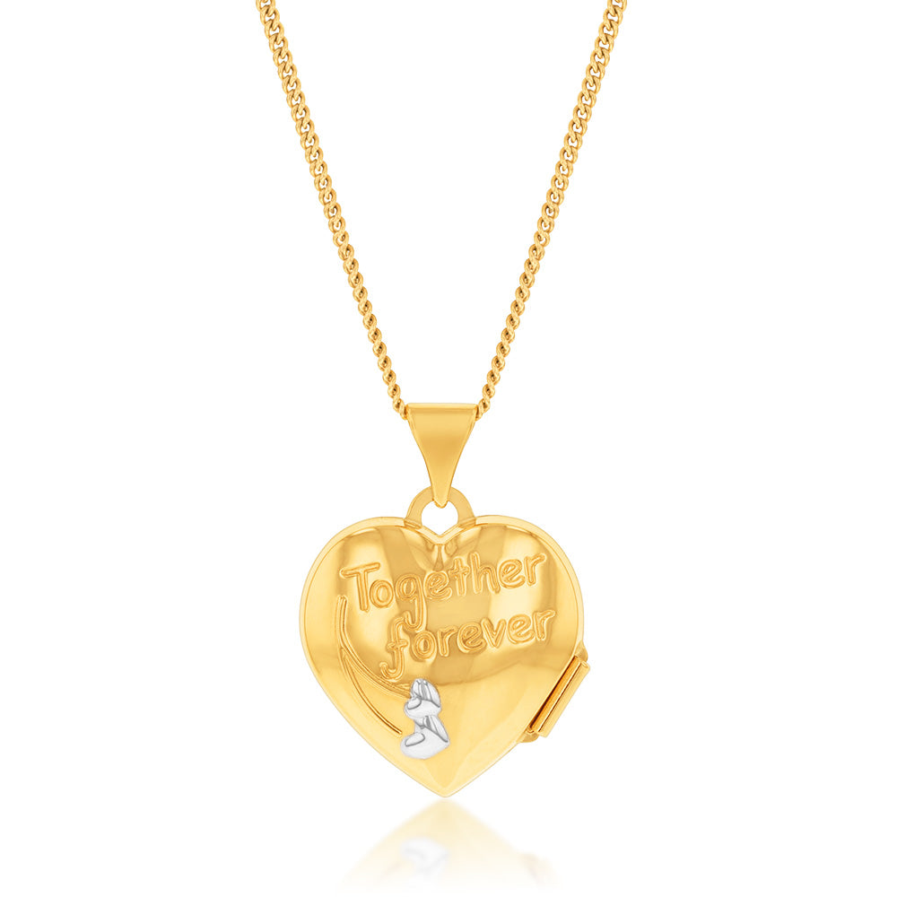 9ct Yellow & White Gold Two Tone 