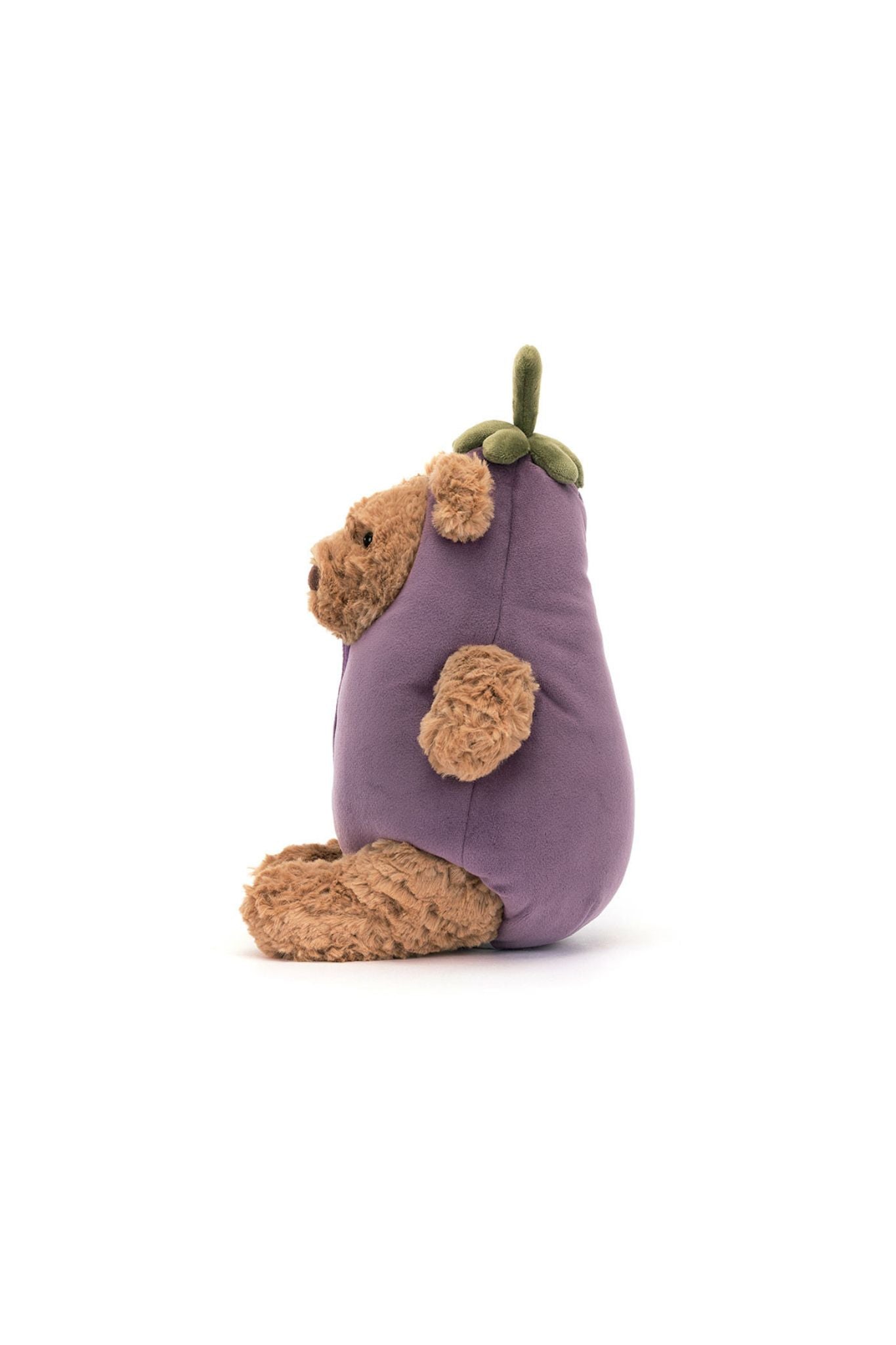 Bartholomew Bear Eggplant Plush Toy - Soft & Cuddly Stuffed Animal for Kids, Gifts, and Nursery Decor | Perfect for Bedtime, Playtime, and Collectors