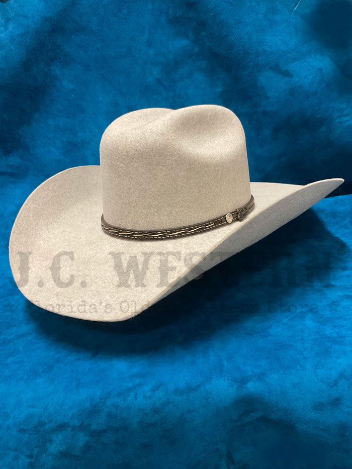 Justin JF0630CROW4401 6X Fur Felt Cowboy Hat - Natural Brown Bent Rail Crowell Style for Western Riders & Country Fashion | Perfect for Rodeo, Ranch Work and Outdoor Events