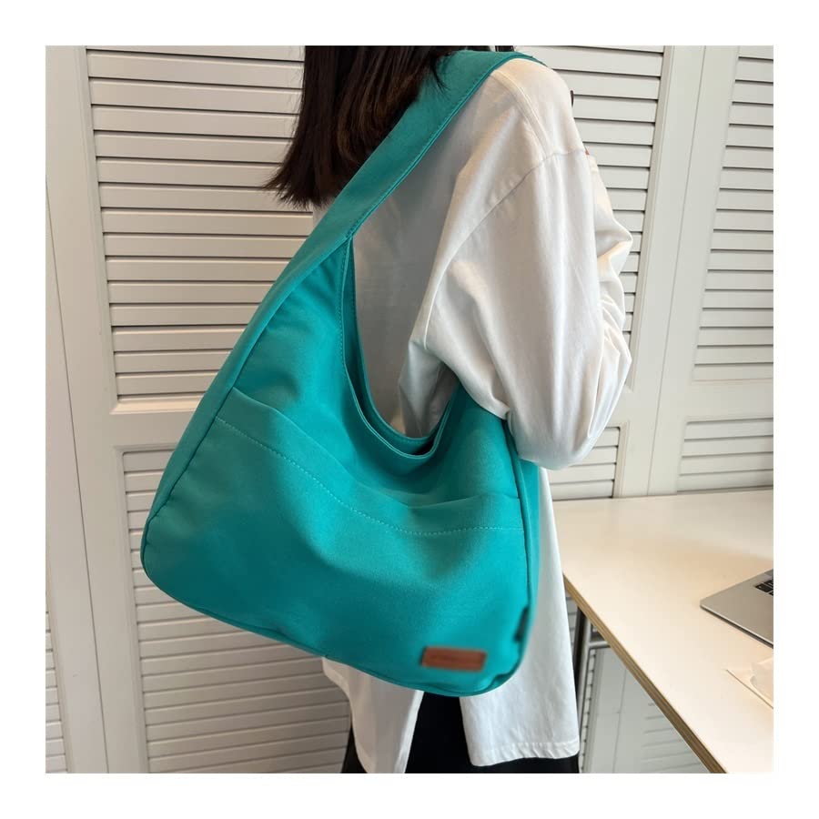 Stylish Women's Shoulder Bags - Solid Color Nylon Tote Handbags with Large Capacity for Work, Travel & Shopping (One Size, Multiple Colors) | Perfect for Office Commute, Weekend Getaways & Daily Errands