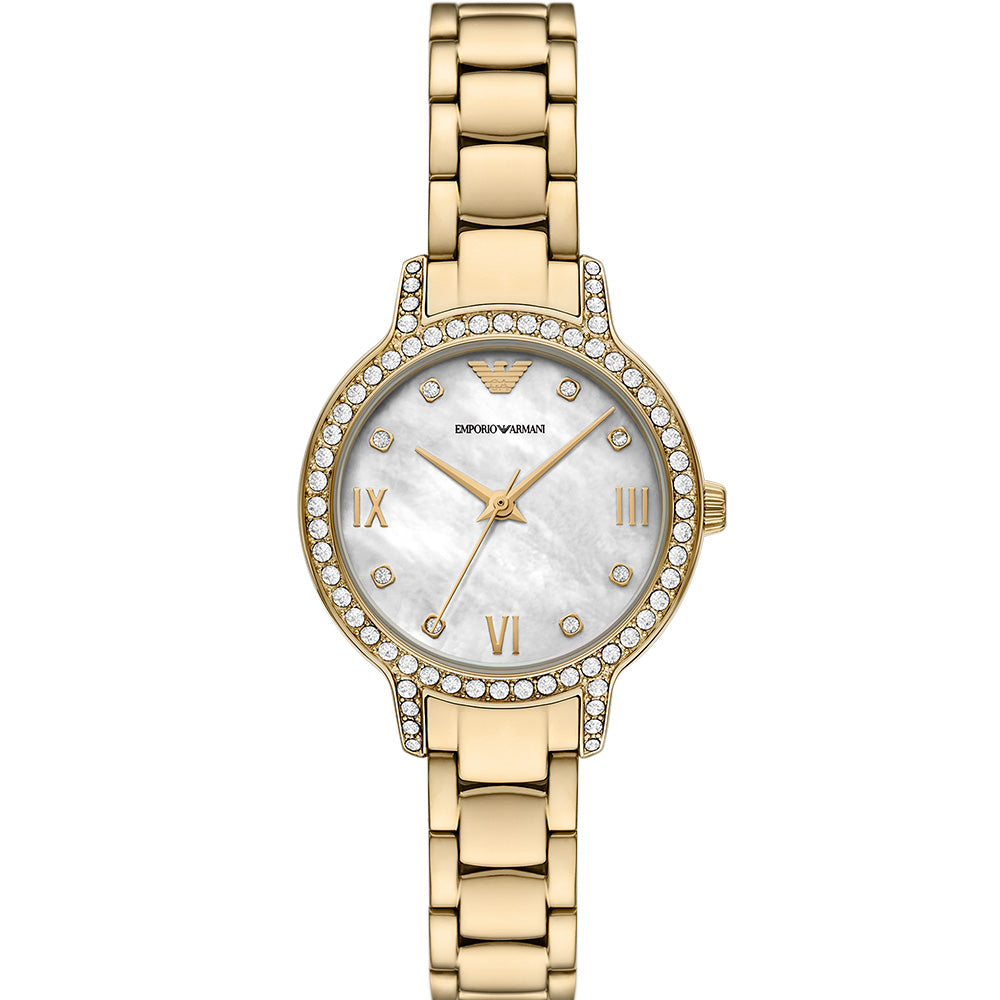 Emporio Armani Cleo AR11652 Watch - Luxury Stainless Steel Women's Watch with Date Display - Perfect for Business, Casual & Evening Wear