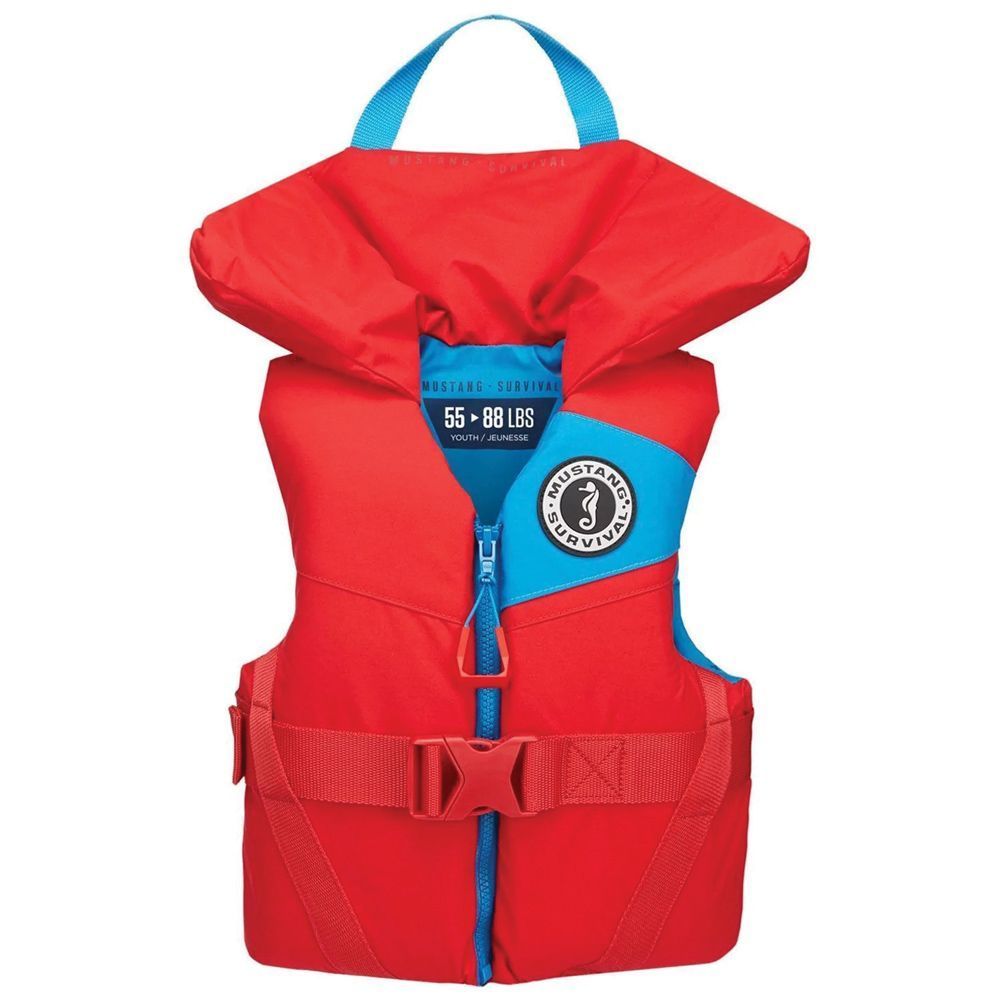 Youth Lil Legends Foam Vest - Red Safety Padded Vest for Kids - Perfect for Football, Rugby & Outdoor Sports Play