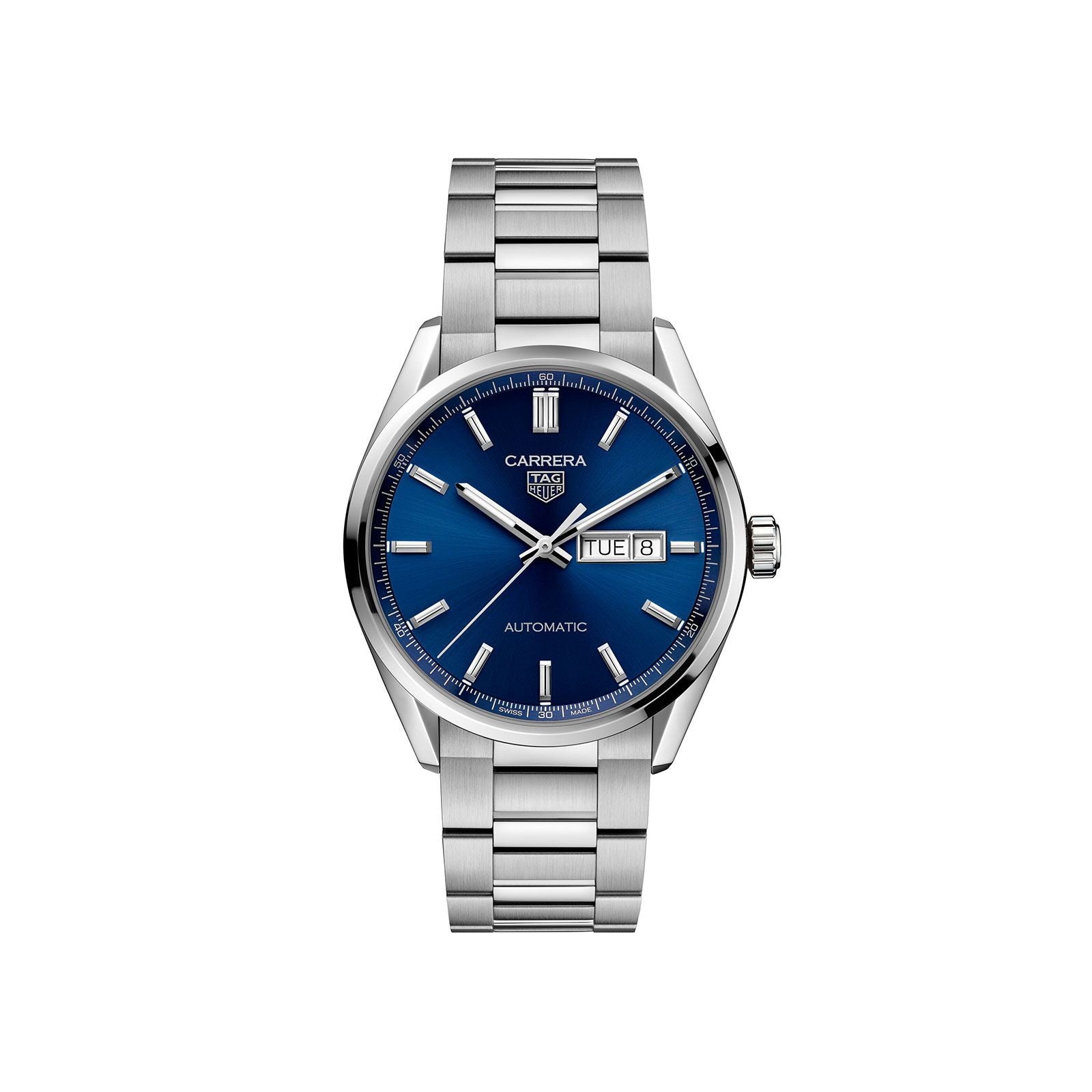 Carrera Day Date Calibre 5 Automatic 41mm Men's Watch WBN2012.BA0640 - Luxury Swiss Chronograph for Business & Formal Occasions