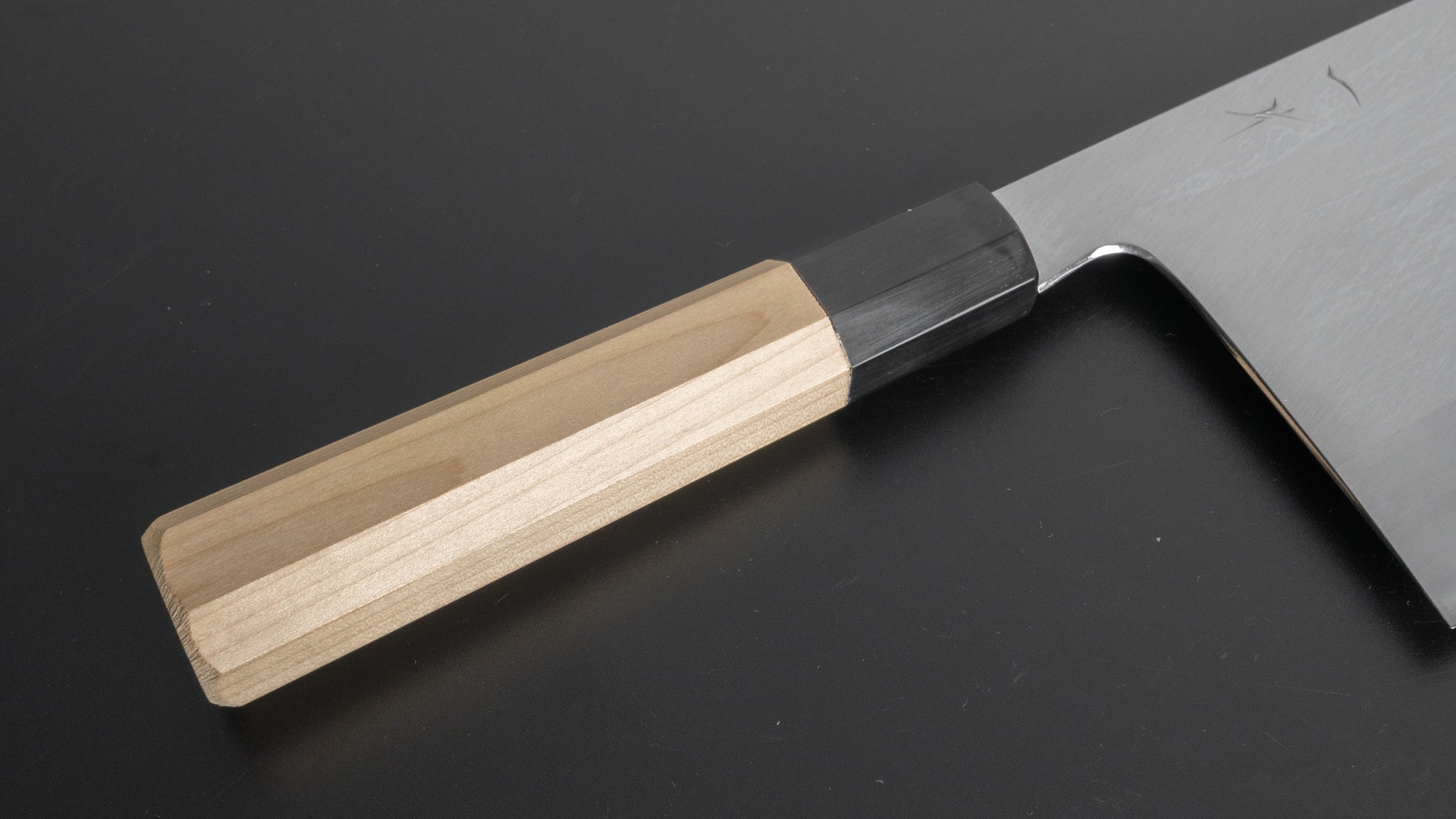 Hitohira Togashi White #1 Stainless Clad Migaki Chinese Cleaver 180mm - Japanese Chef Knife with Ho Wood Handle - Perfect for Slicing, Dicing & Chopping Vegetables, Meat & Herbs in Professional & Home Kitchens