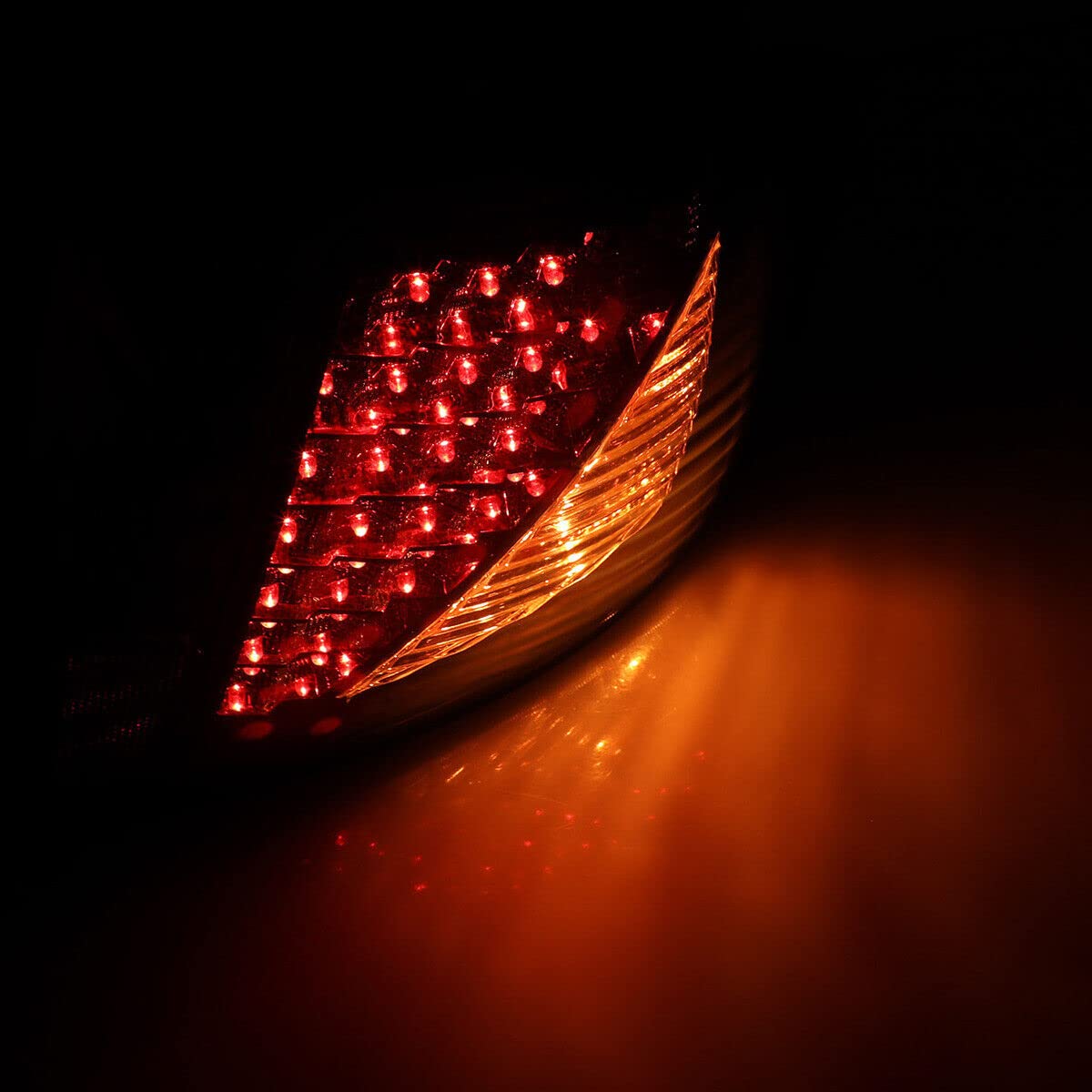 ROXX LED Tail Lights for Nissan Sentra 2000-2003 - Red LED Rear Light Assembly Replacement Pair (Driver & Passenger Side) | Durable & Bright Brake Lights for Night Driving & Enhanced Safety