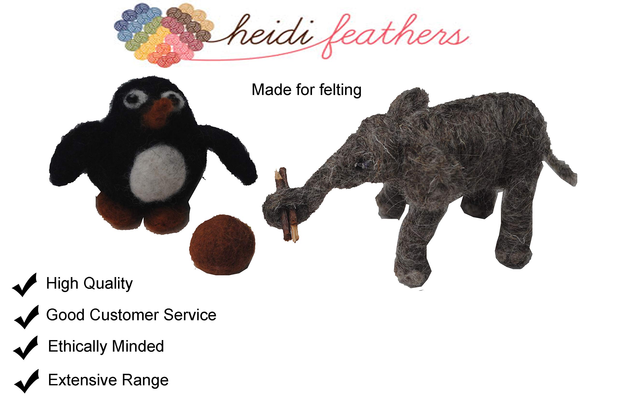 Heidifeathers 100% Pure Olive Oil Felting Soap - Natural Handmade Soap for Wool Felting, Crafting & Fiber Art Projects - Perfect for DIY Needle Felting, Wet Felting & Fiber Sculpting