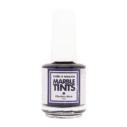 Cheri Marble Tint Obsidian Black #MT 80237 - Premium Nail Polish for Professional Salon & Home Manicure