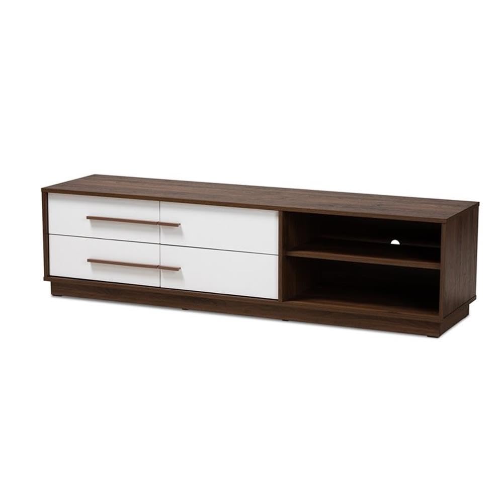 Mid-Century Modern Walnut TV Stand for TVs up to 63