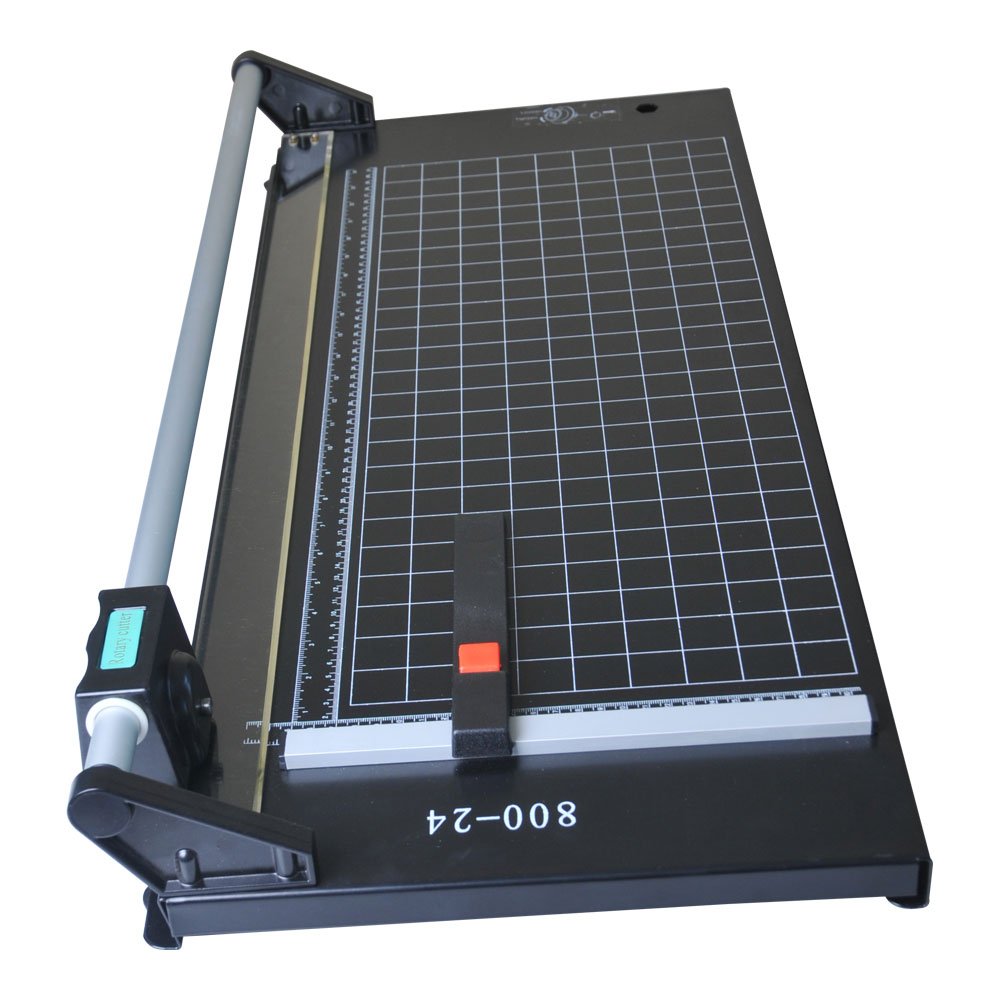 24 Inch Heavy Duty Rotary Paper Cutter Trimmer - Professional Precision Cutting Tool for Photos, Cardstock & Craft Paper | Ideal for Scrapbooking, Office Use & DIY Projects