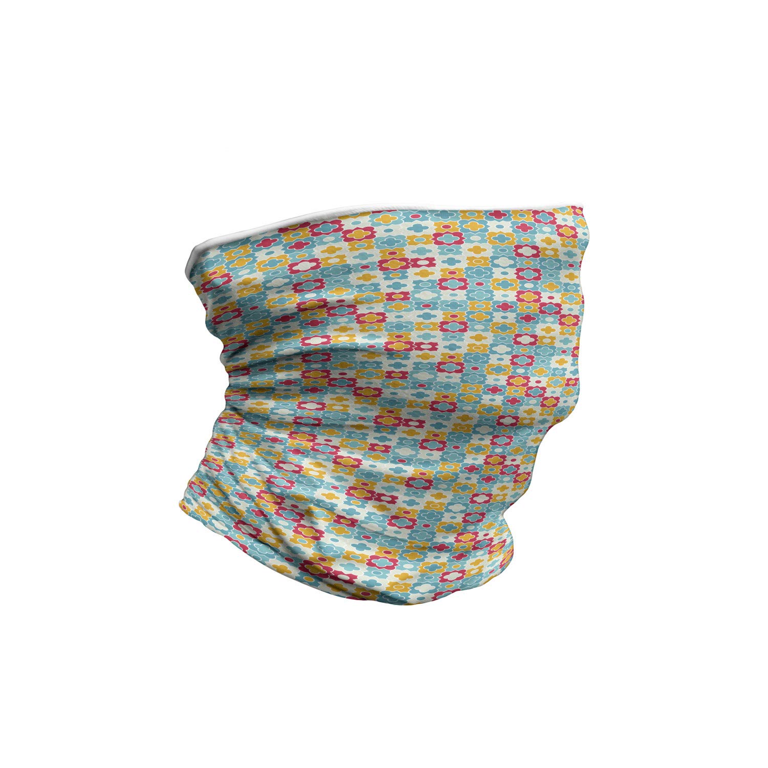 Ambesonne Unisex Multicolor Face and Neck Warmers - Soft Winter Scarf for Men & Women - Perfect for Skiing, Snowboarding & Cold Weather Outdoor Activities