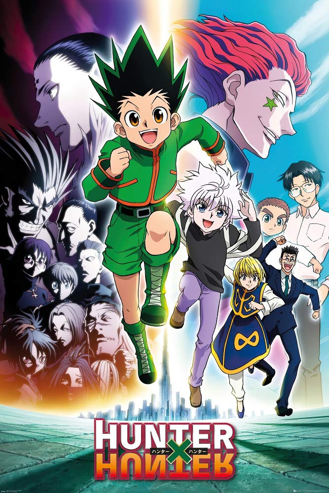Hunter X Hunter Anime Poster - Framed Manga Art Print for Home & Office Decor | Perfect for Anime Fans & Gift Giving