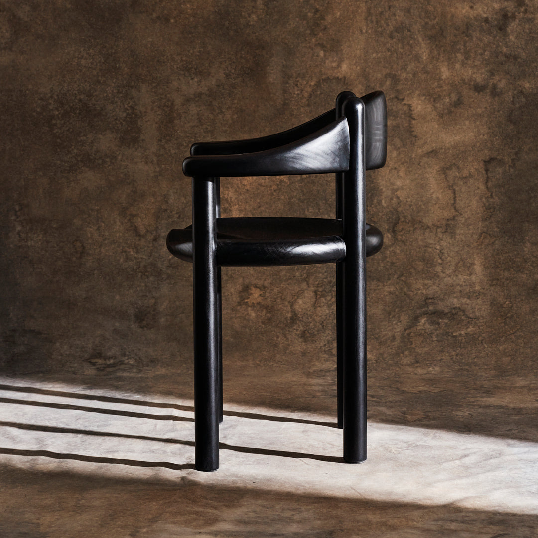 Daumiller Dining Armchair - Modern Wooden Dining Chair for Kitchen, Restaurant & Home Decor | Comfortable Seating for Dining Room & Office