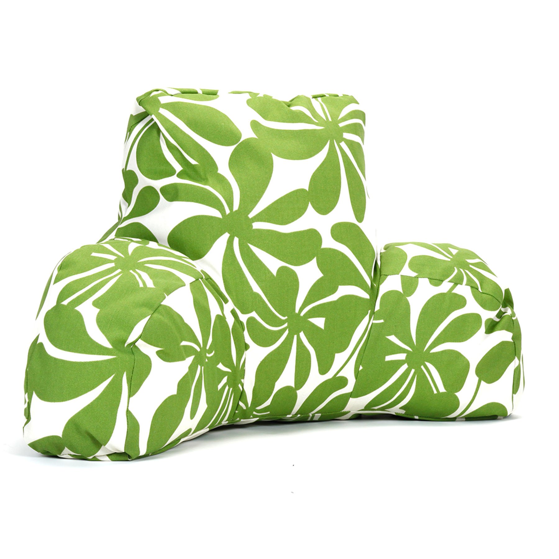 Majestic Home Goods Plantation Reading Pillow - Soft Sage Green Backrest for Bed, Sofa & Floor - Perfect for Reading, Relaxing & Lounging