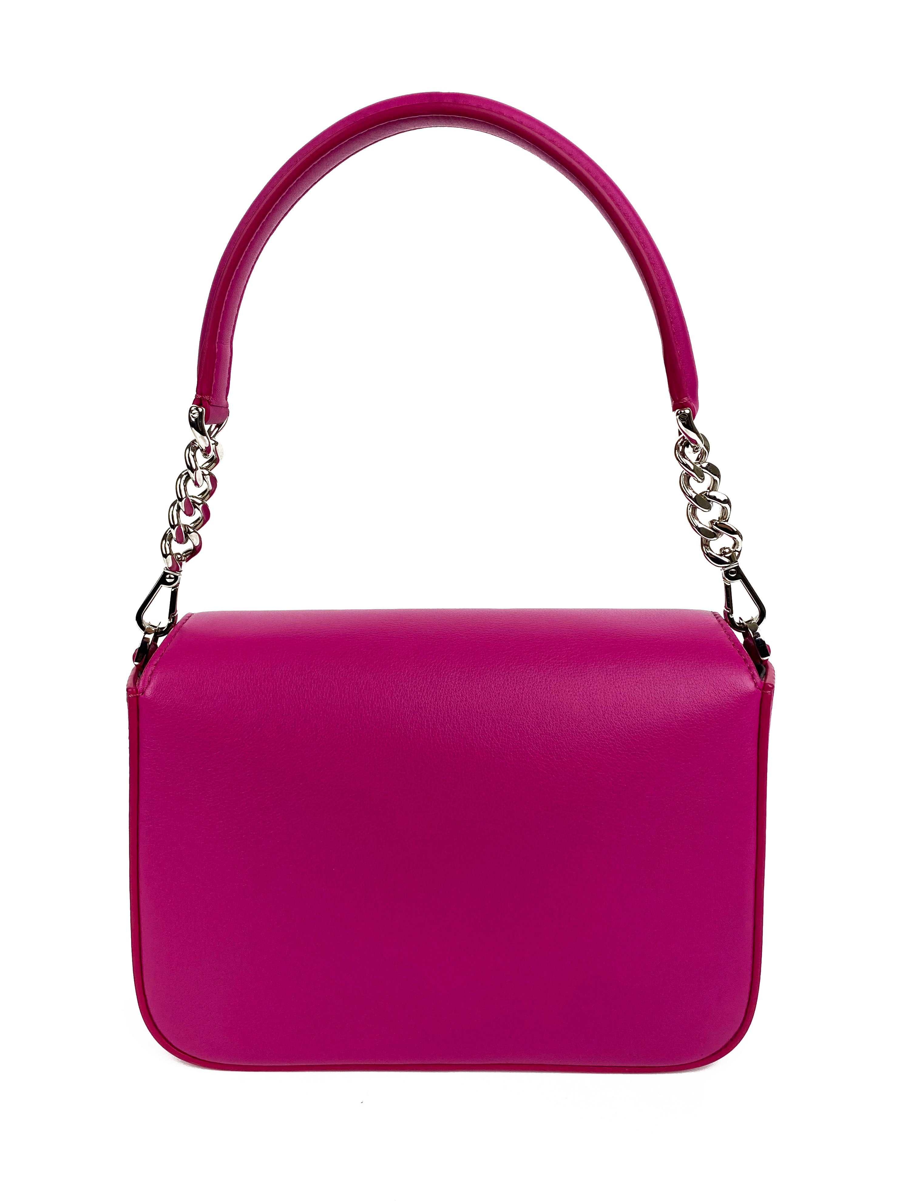 Fendi Magenta 3 Baguette Bag - Luxury Shoulder Handbag for Women | Trendy Crossbody Purse for Party, Dating & Everyday Use