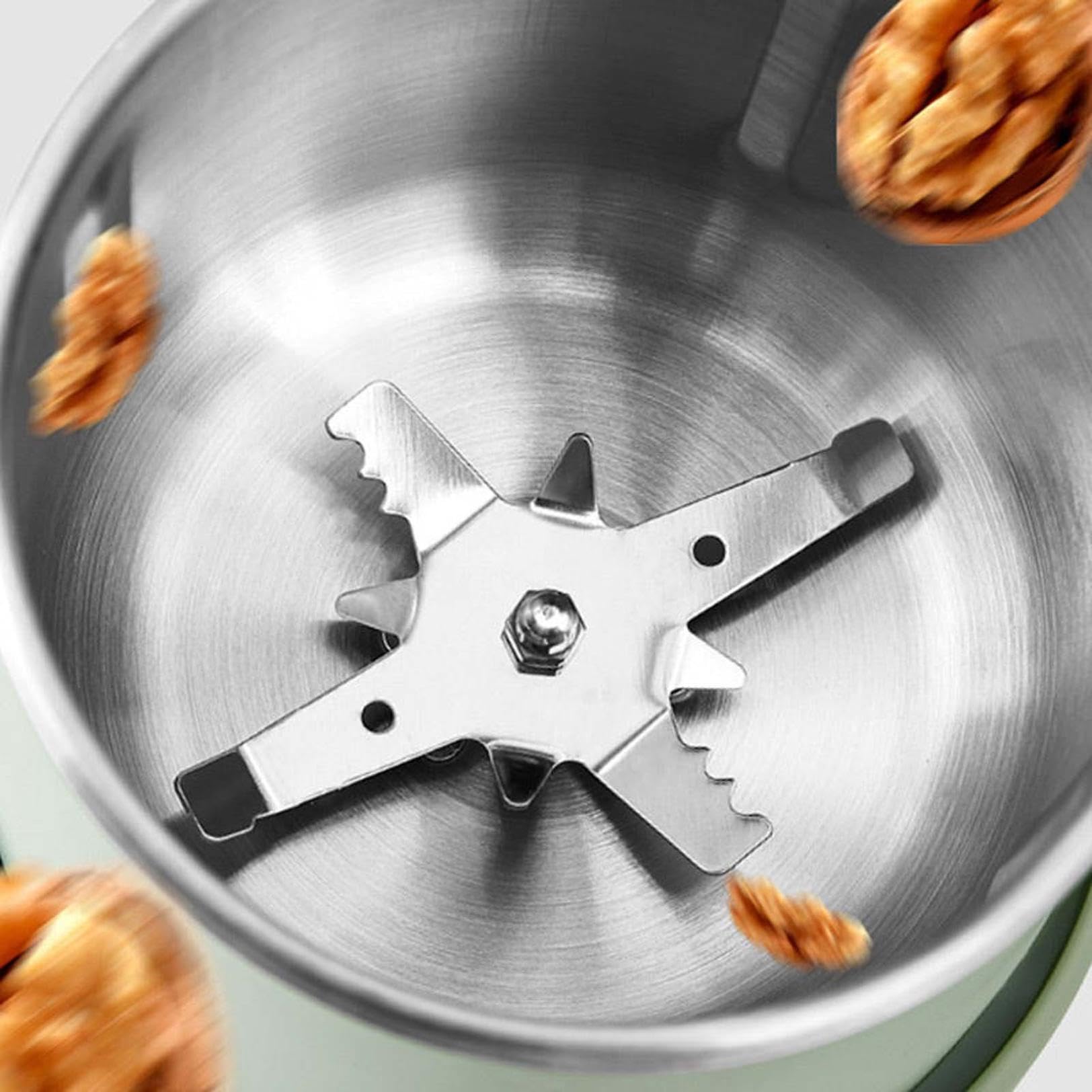 1PC High-Speed Multifunctional Grain Grinder - Portable Electric Grain Mill for Wheat, Corn, Rice & Spices - Perfect for Home Kitchen, Baking & Healthy Cooking