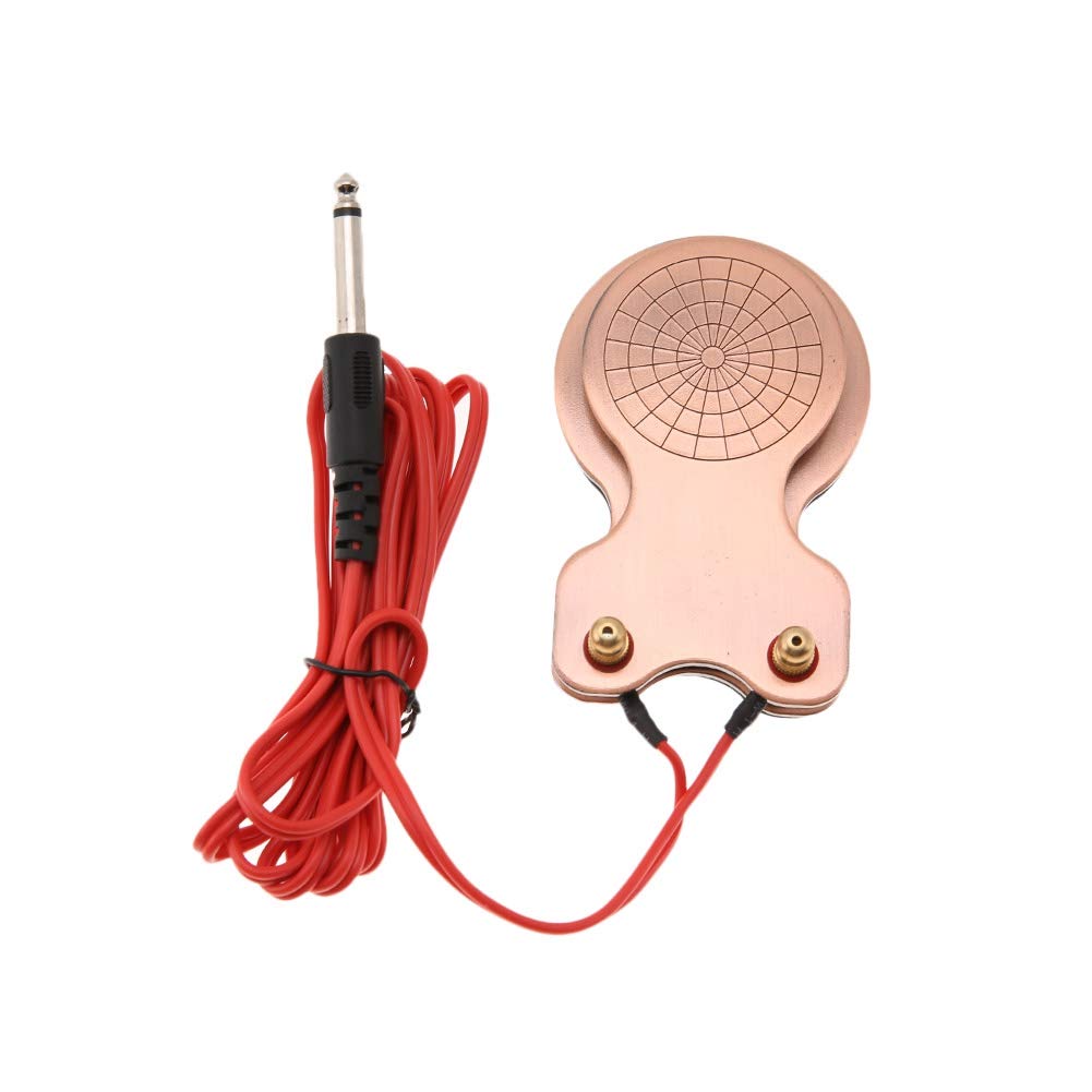 Professional Tattoo Foot Pedal Switch - Heavy Duty Iron Foot Controller for Tattoo Machines | Perfect for Tattoo Artists, Permanent Makeup & Body Art Studios
