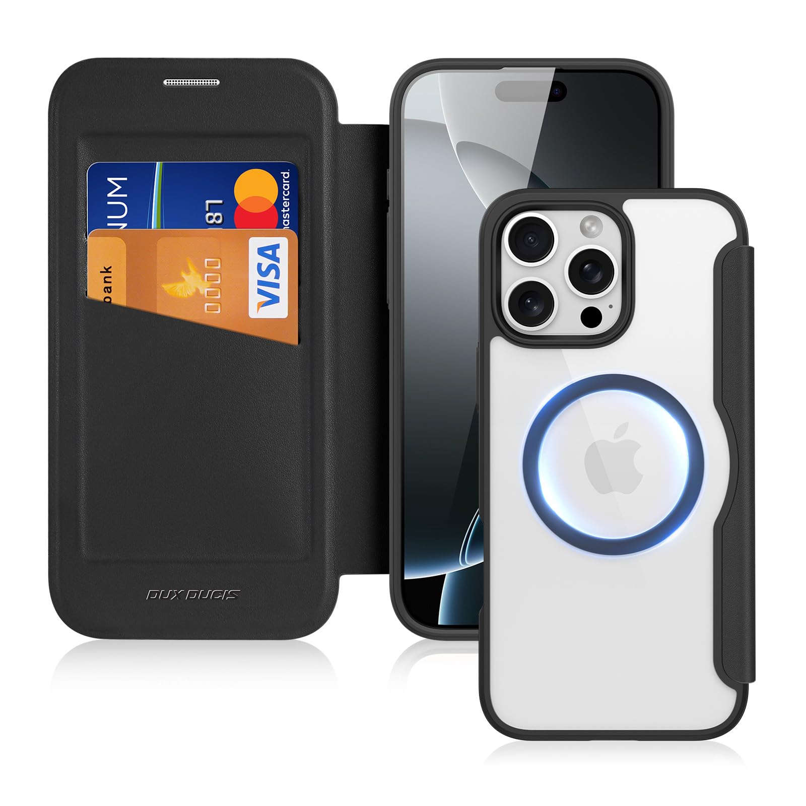 DUX DUCIS iPhone 16 Pro Wallet Case (6.3