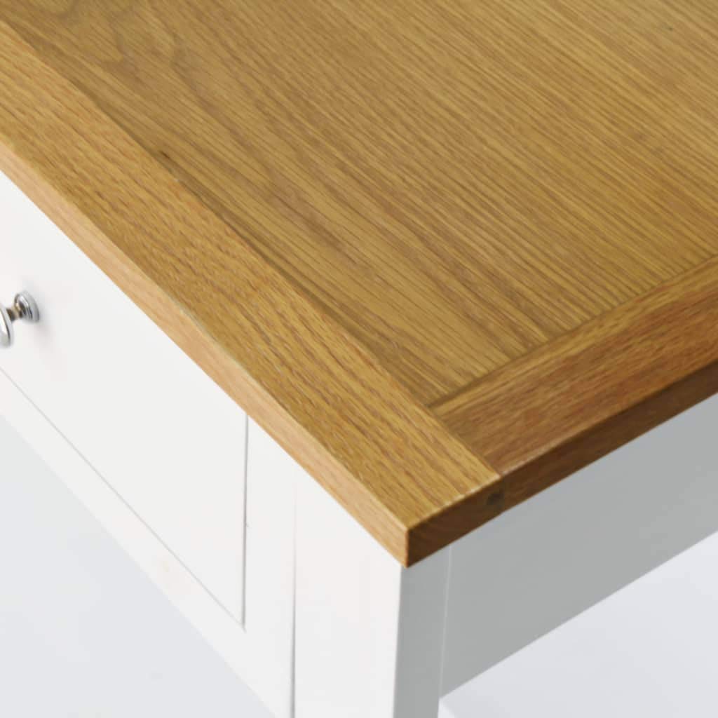 Solid Oak Wood Console Table 46.5