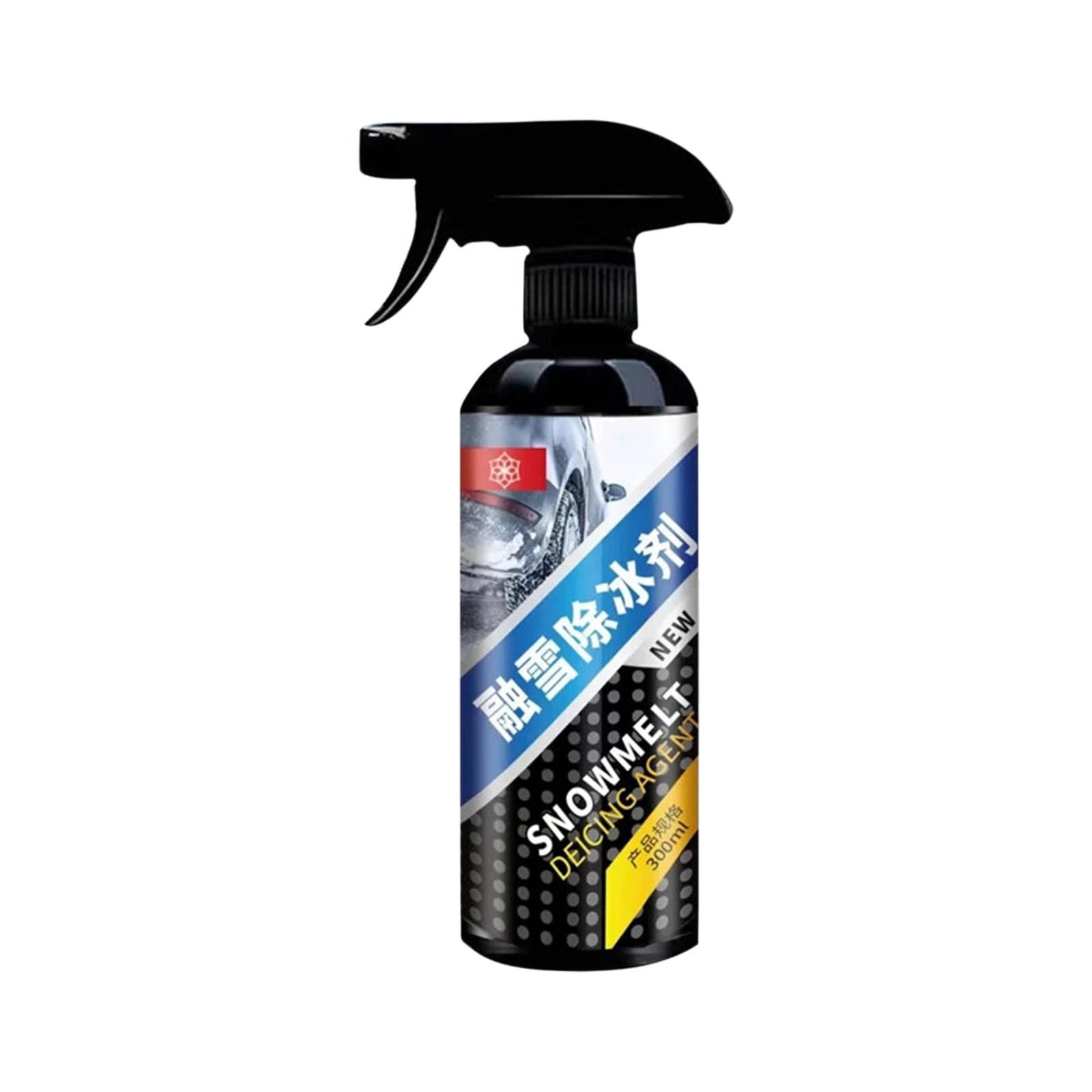 300ML Car Windshield Deicer Spray - Fast-Acting Windshield Defroster & De-Icing Solution for Winter - Essential for Snow, Ice Removal & Safe Driving in Cold Weather