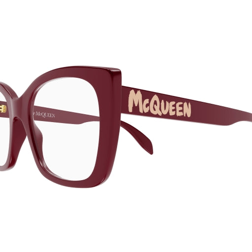 Alexander McQueen AM0351O Casual Eyeglasses for Men & Women - Stylish & Lightweight Frame for Everyday Wear, Work, and Fashion Outfits